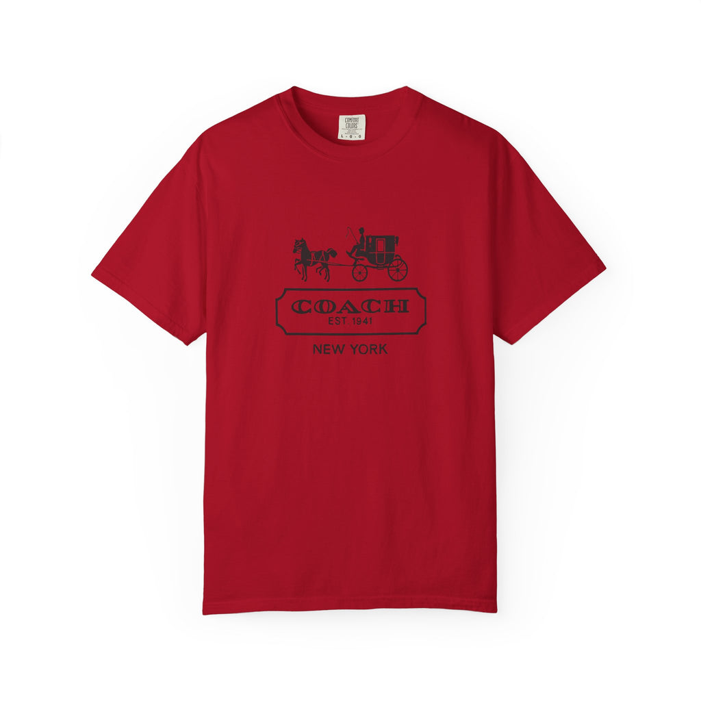 New York Coach Graphic Tee, Vintage-Inspired, Unisex