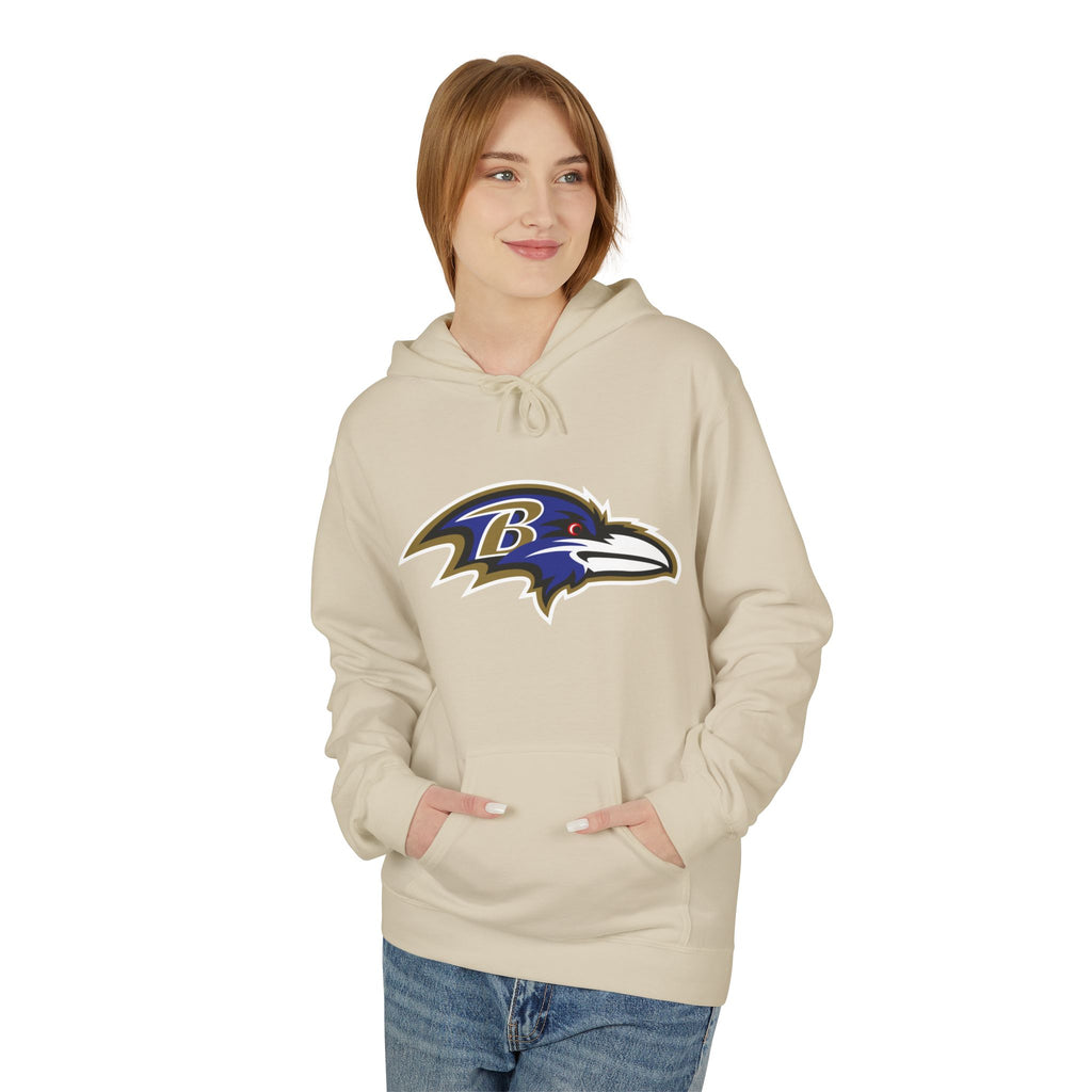Ravens Fleece Hoodie, Unisex
