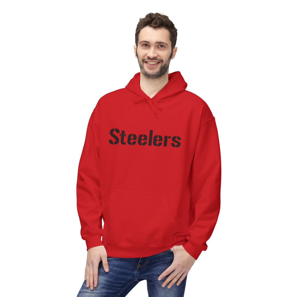 Cozy Steelers Fleece Hoodie, Unisex