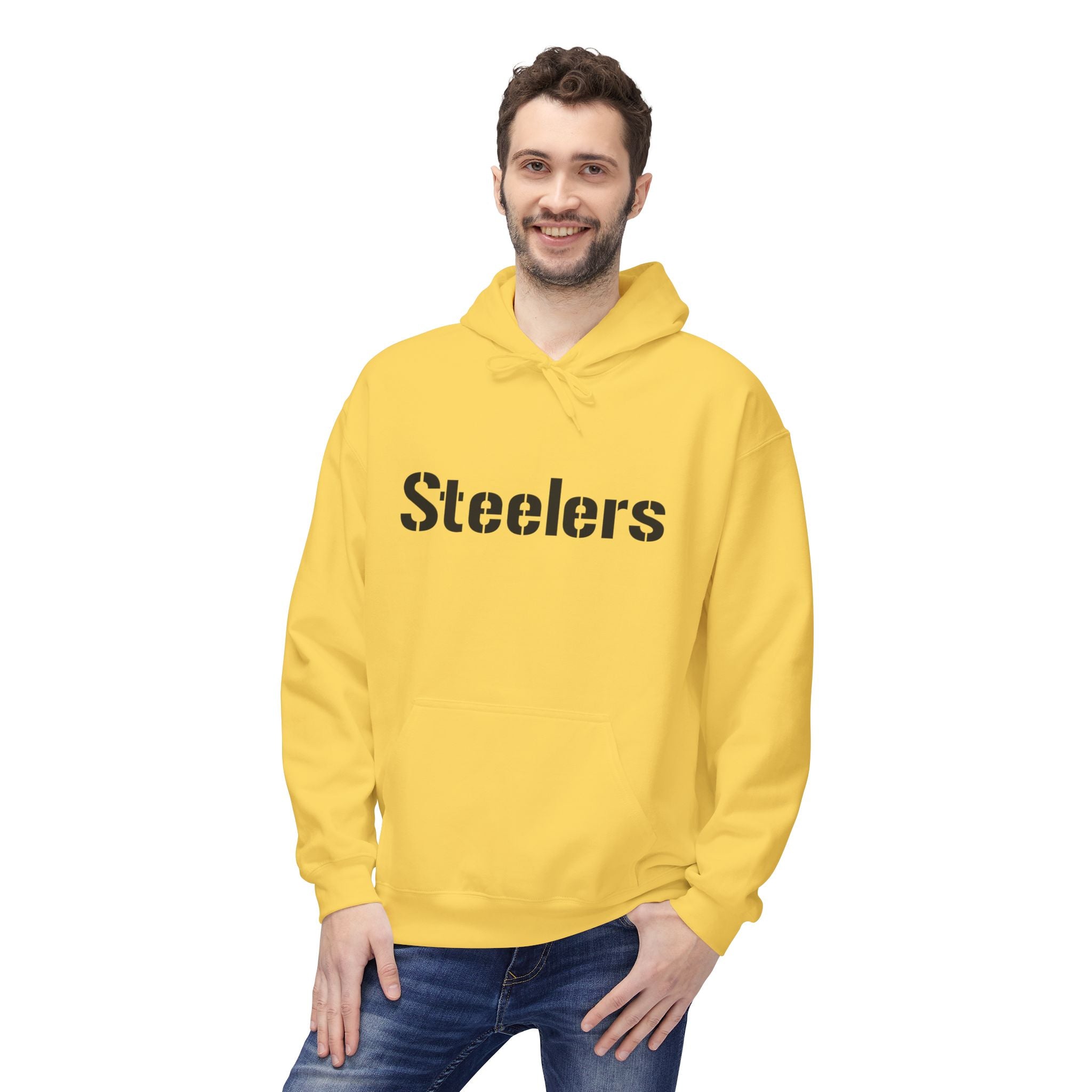 Cozy Steelers Fleece Hoodie, Unisex