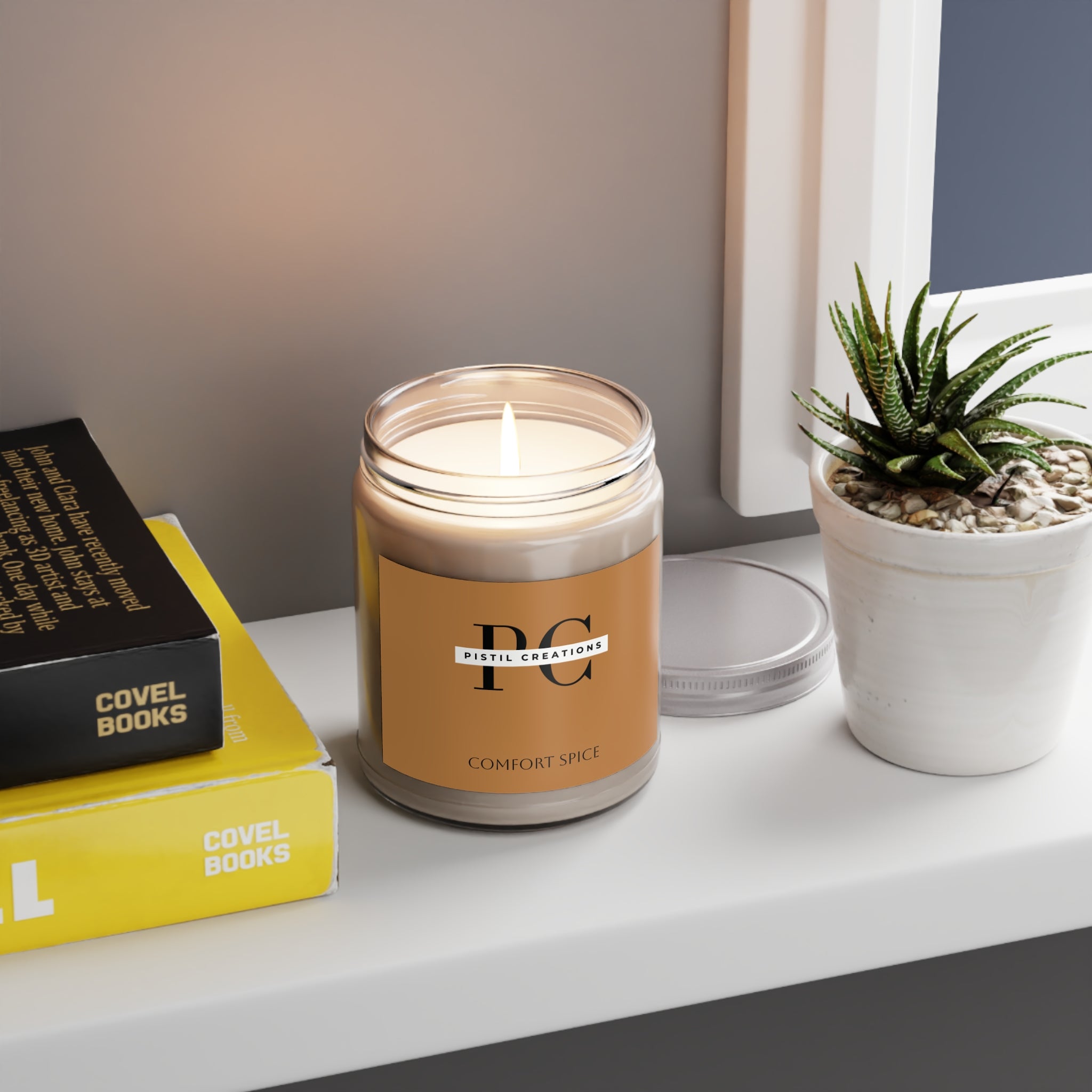 Spiced Pumpkin Ginger, Fresh Balsam pine, Vanilla, Scented Soy Candle