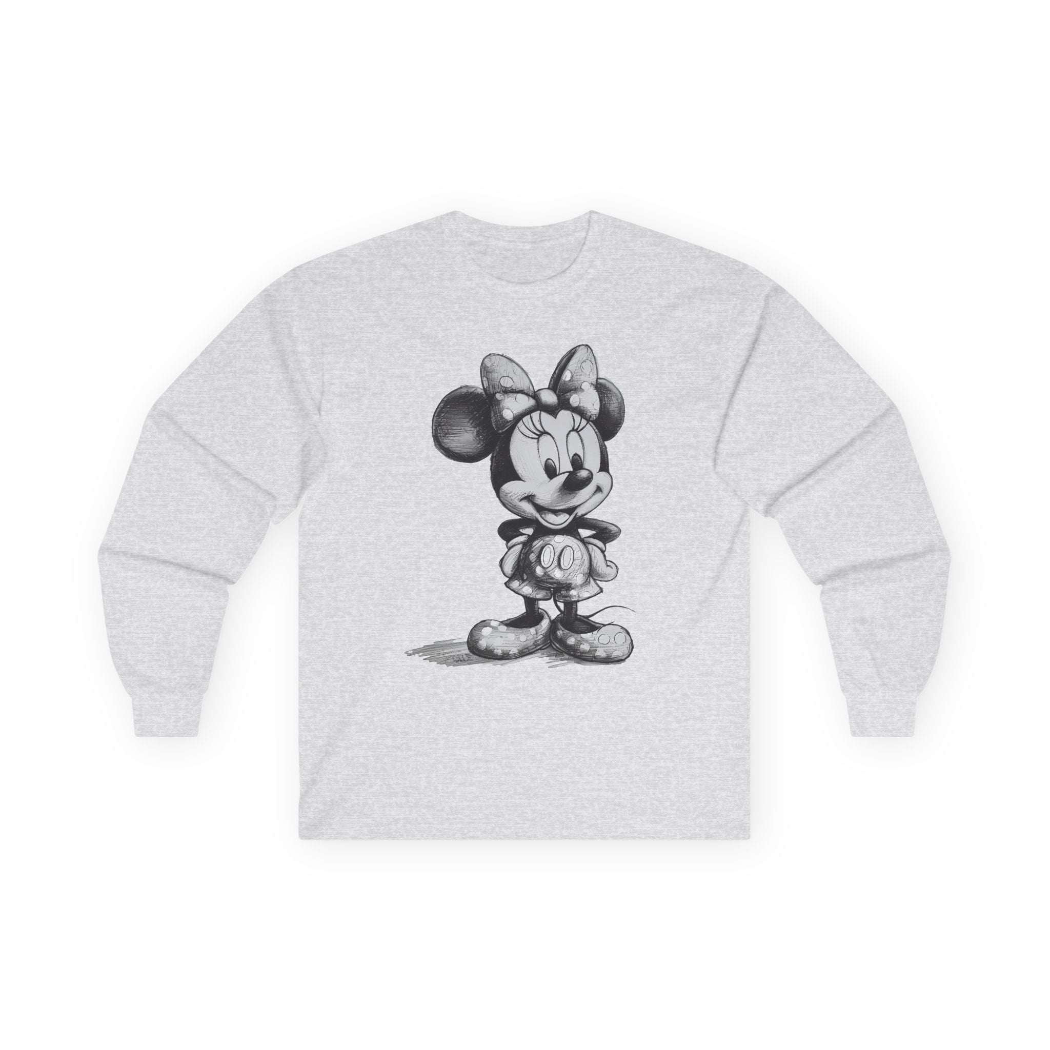 Cute Minnie Mouse Long Sleeve Tee