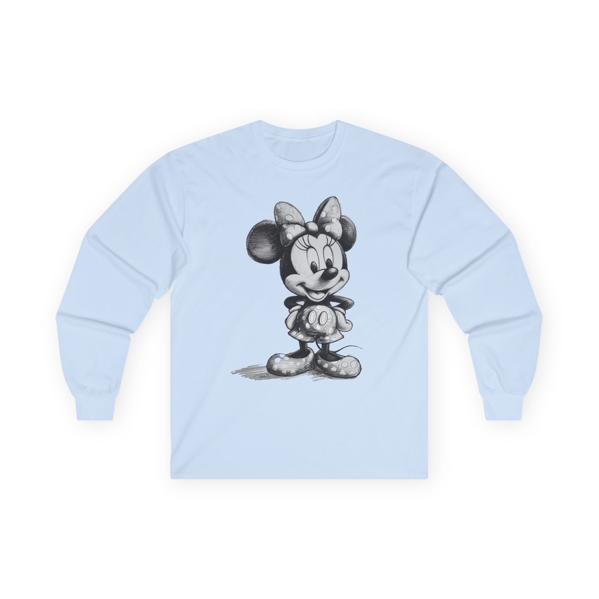 Cute Minnie Mouse Long Sleeve Tee