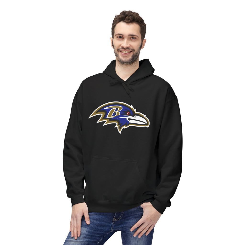 Ravens Fleece Hoodie, Unisex