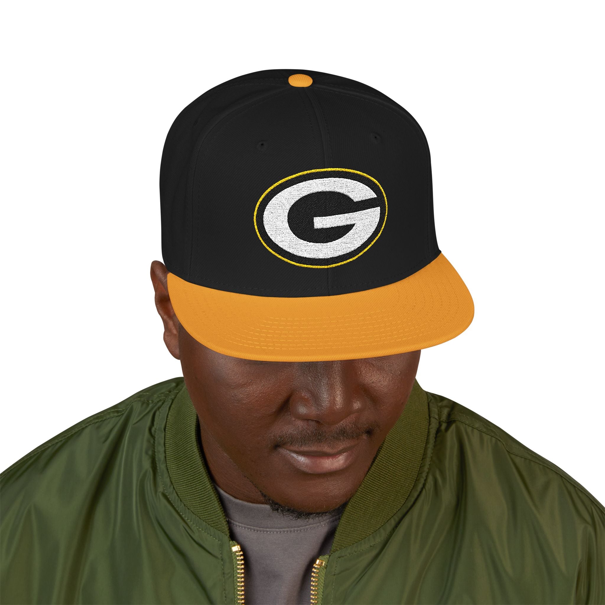 Green Bay Packers Embroidered Snapback Hat