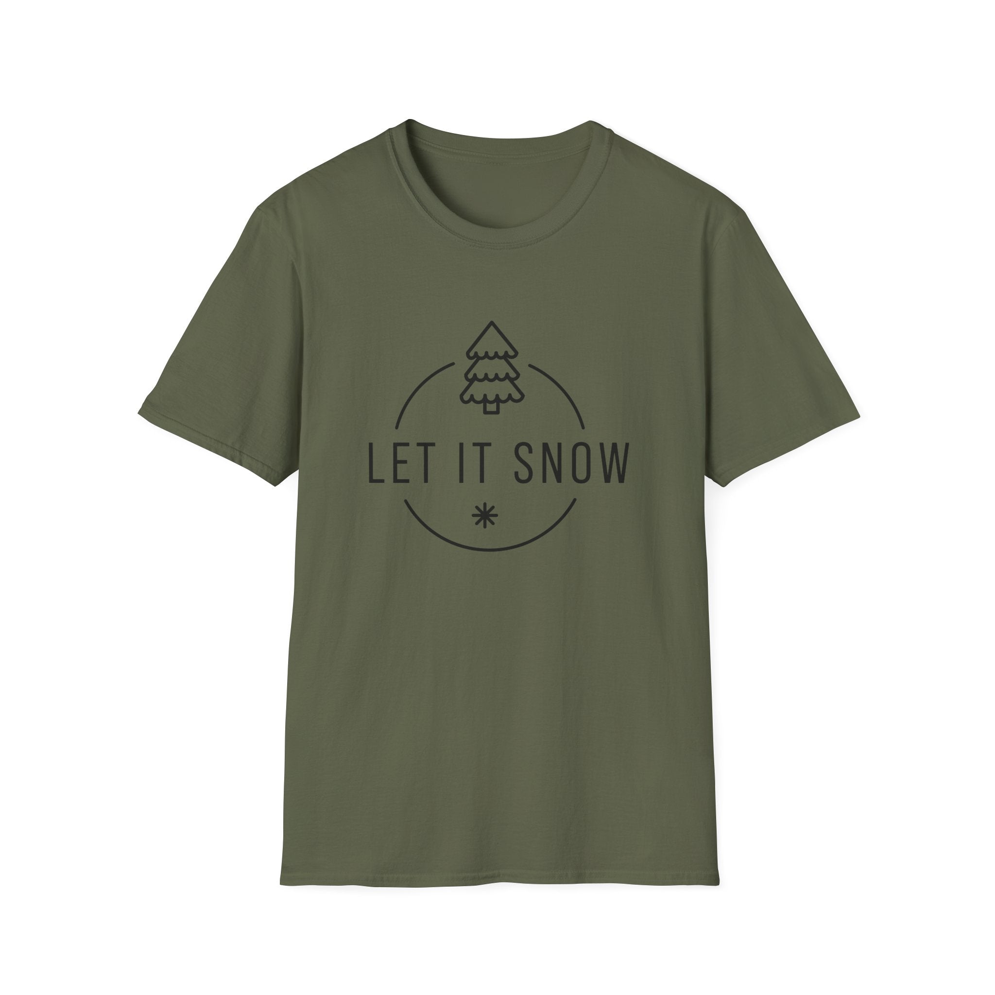 Winter Vibes 'Let It Snow' Unisex Softstyle T-Shirt