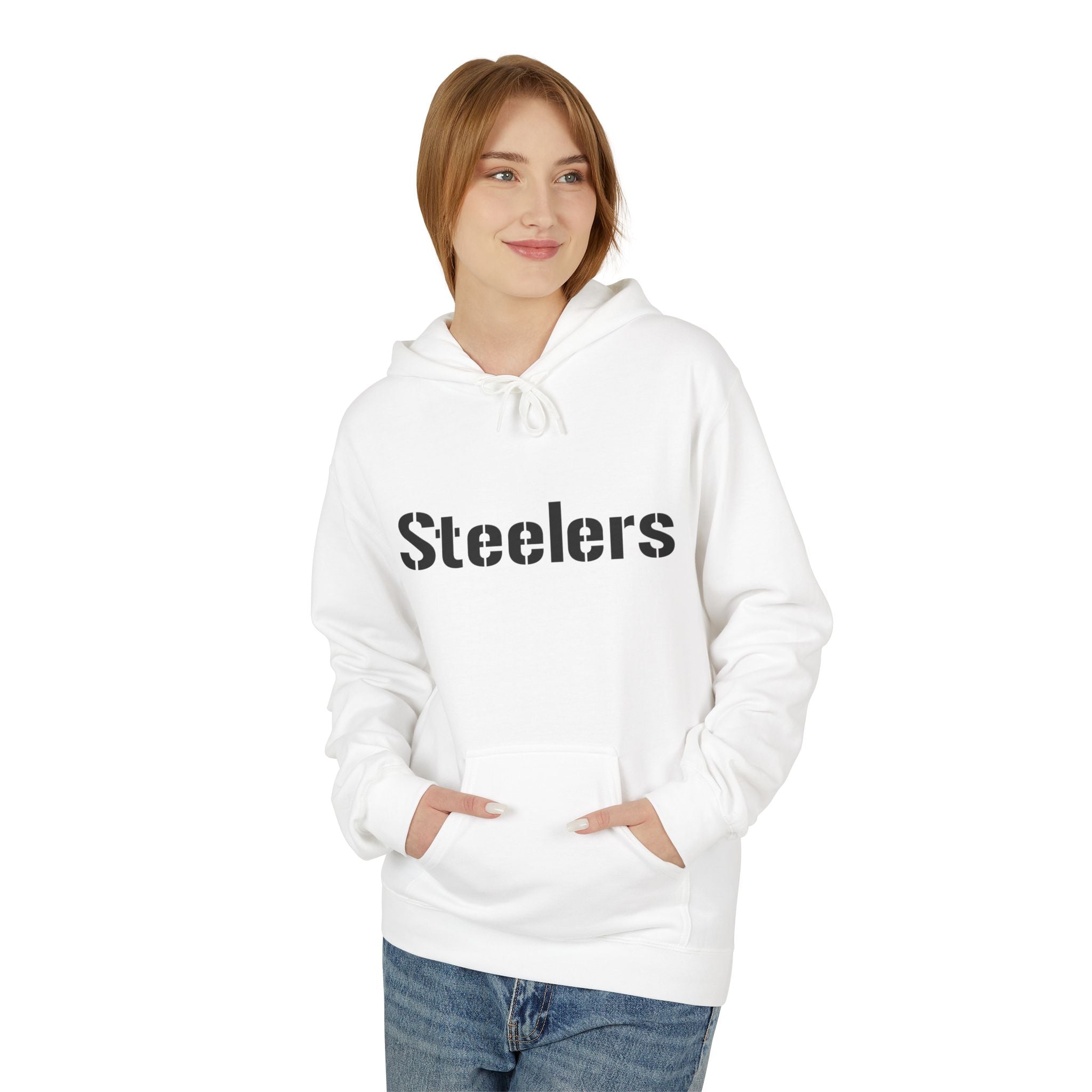 Cozy Steelers Fleece Hoodie, Unisex