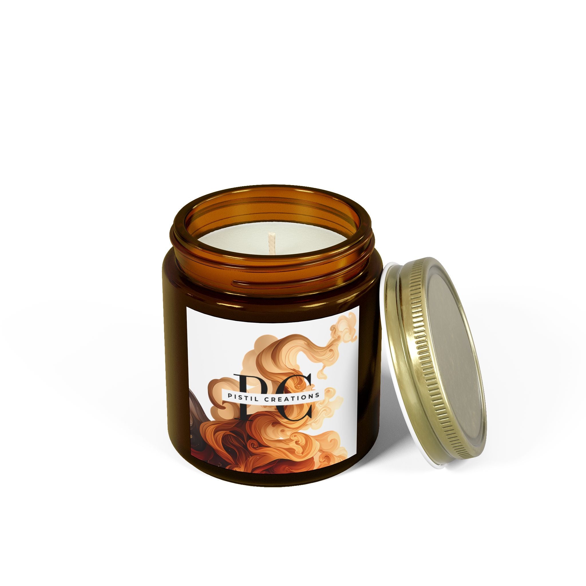 Coconut Apricot Wax Candles, scented/unscented