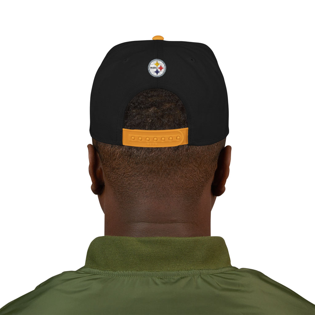 Steelers Embroidered Snapback Cap