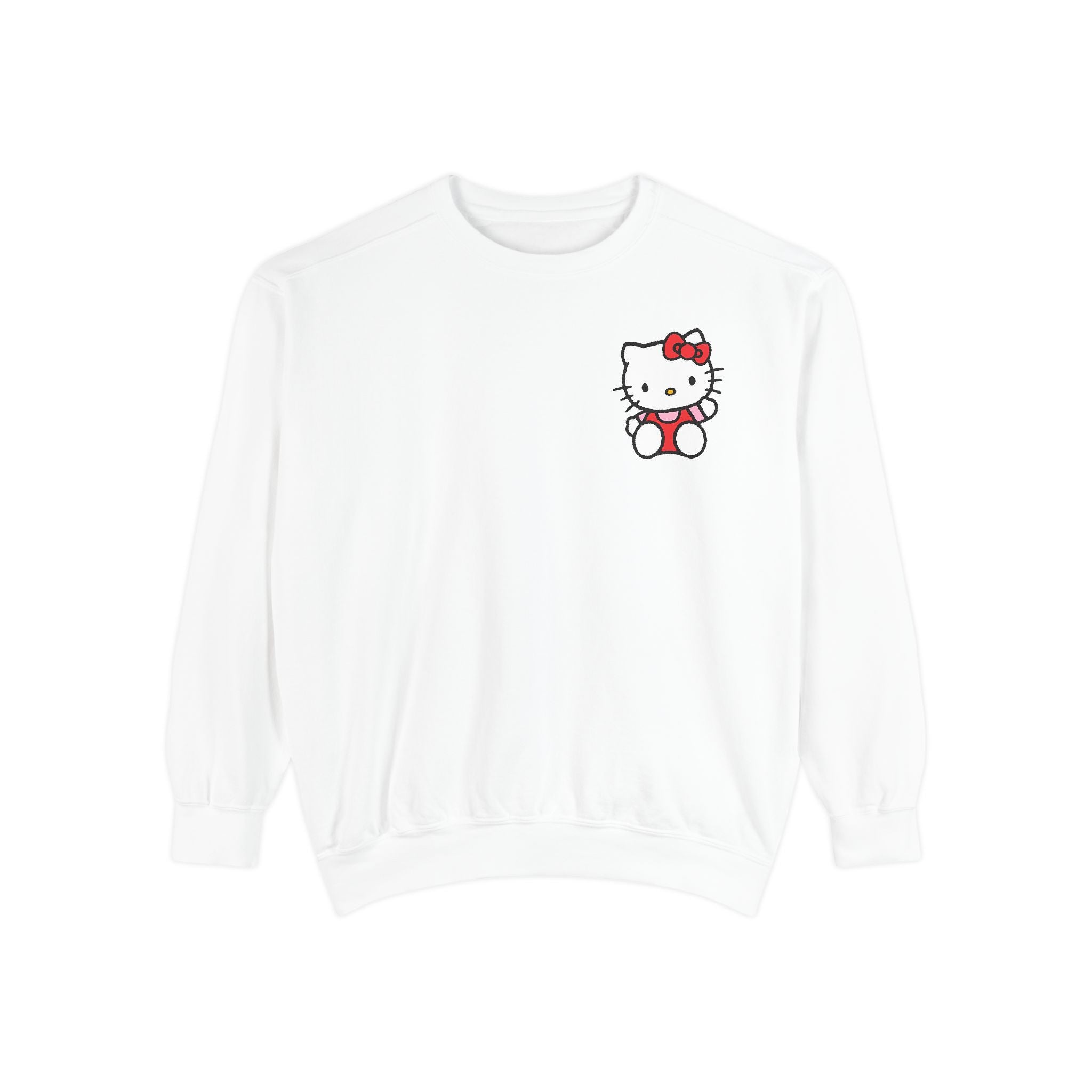 Hello Kitty Unisex Garment-Dyed Sweatshirt