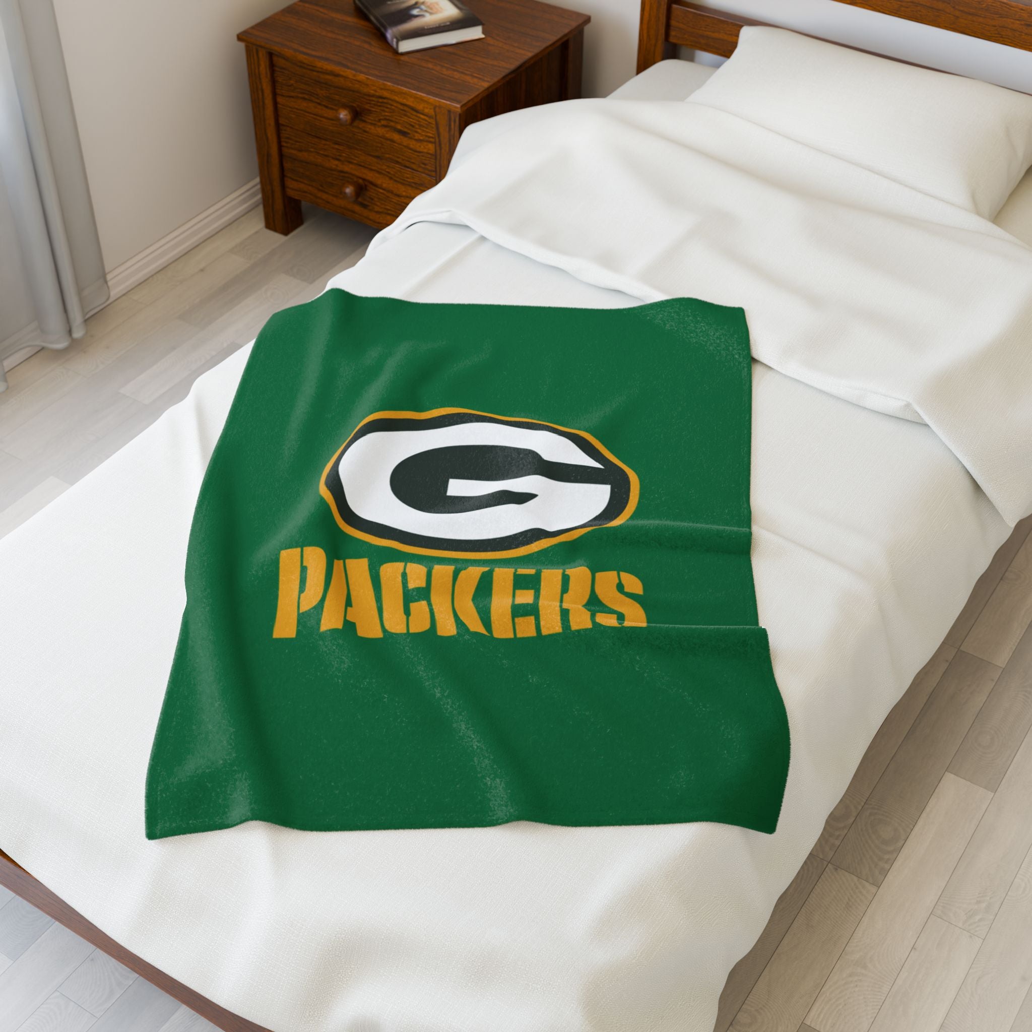 Green Bay Packers Velveteen Plush Blanket, NFL