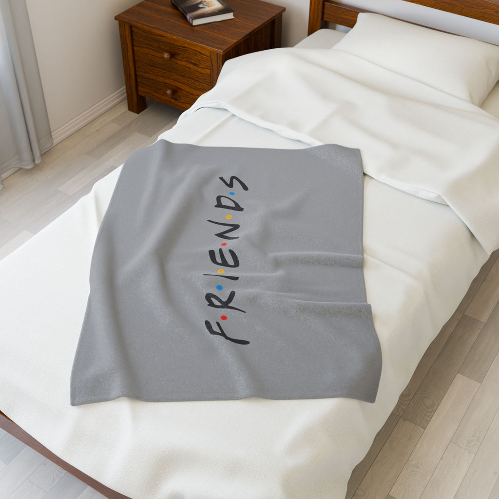 Friends Velveteen Plush Blanket