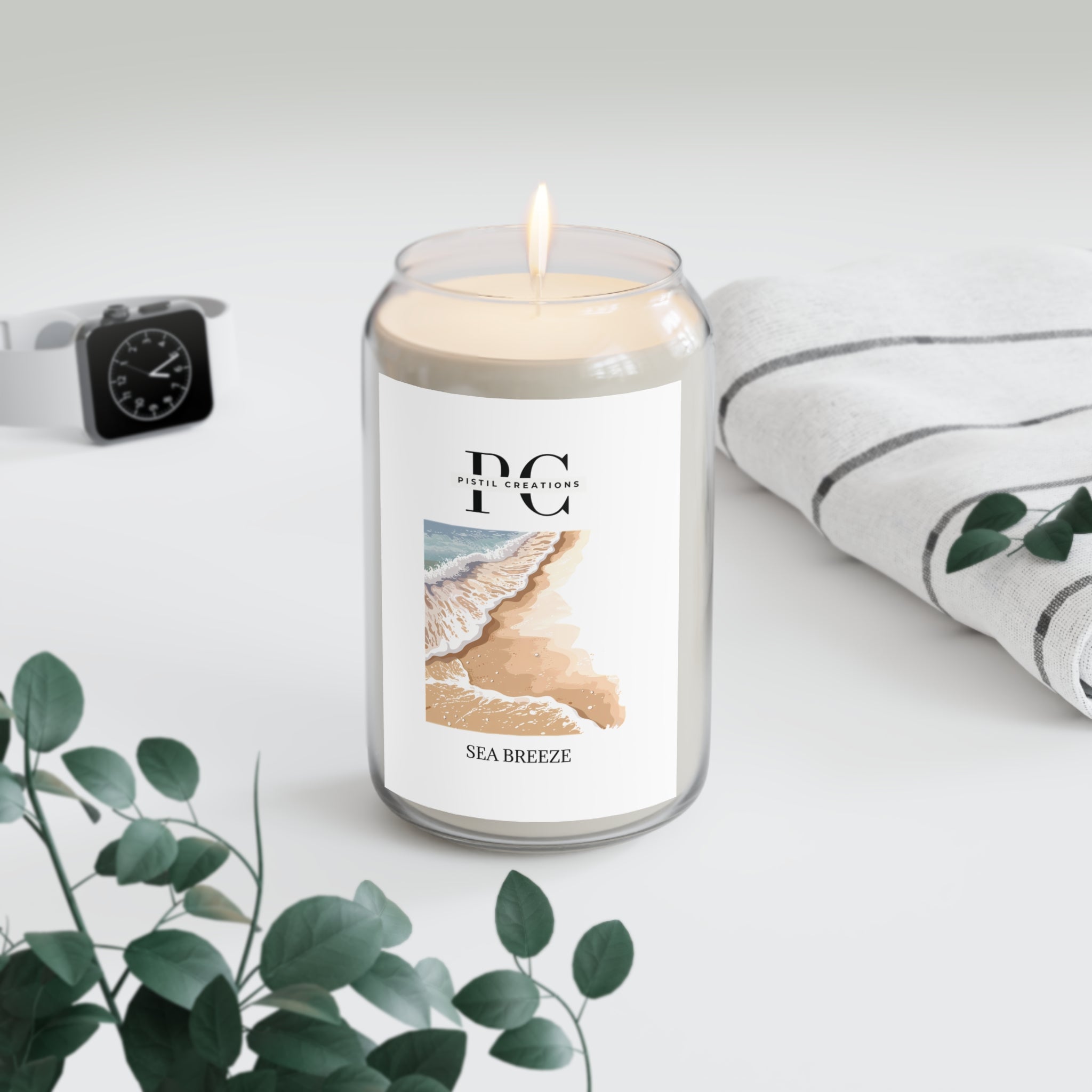 Scented Soy Candle, Seasonal Décor