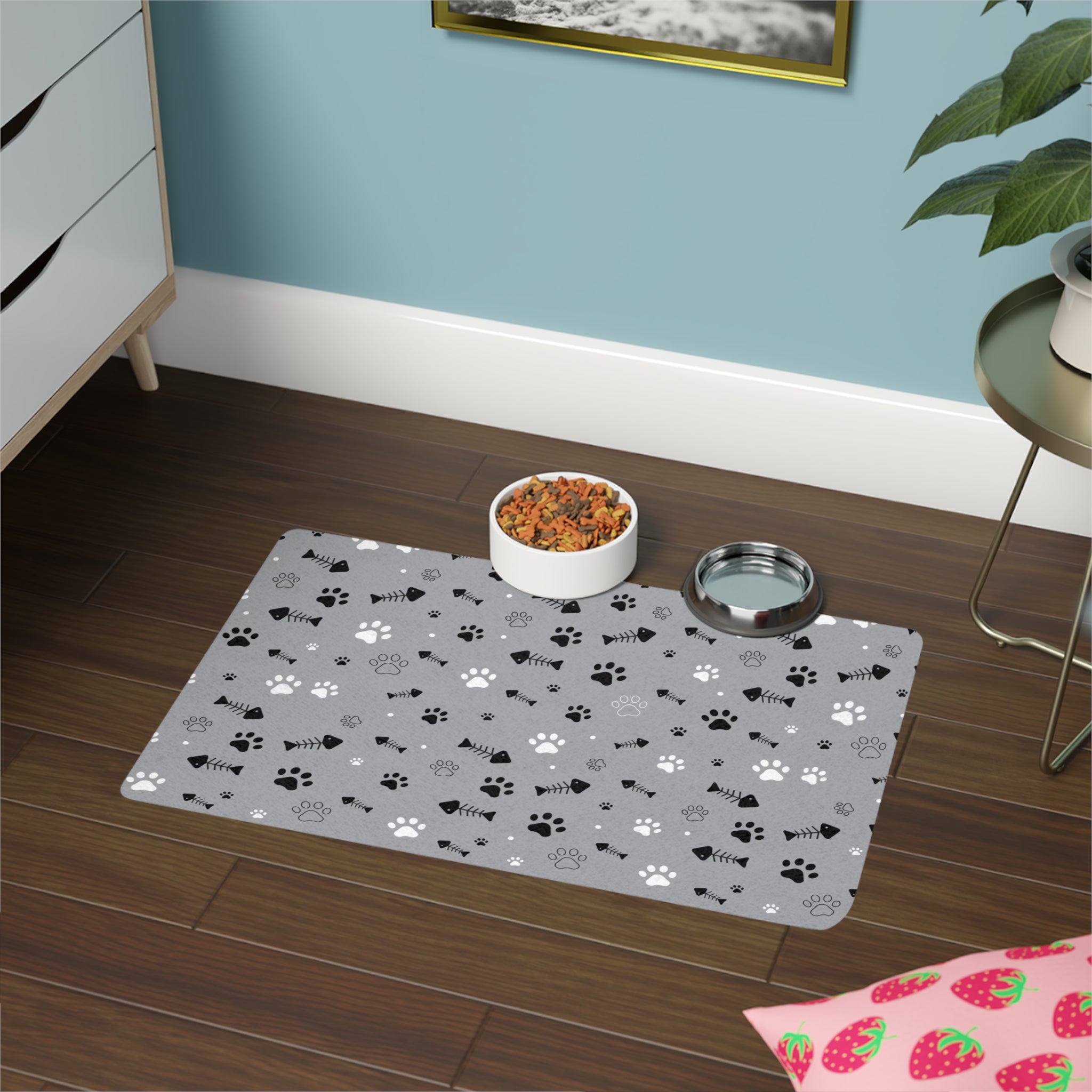 Stylish Pet Food Mat | Dog/Cat Mat