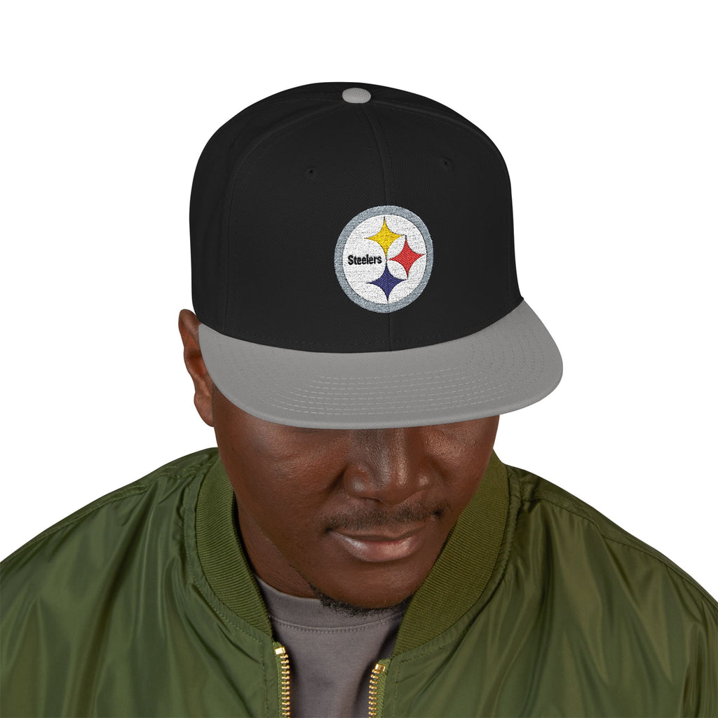 Steelers Embroidered Snapback Cap