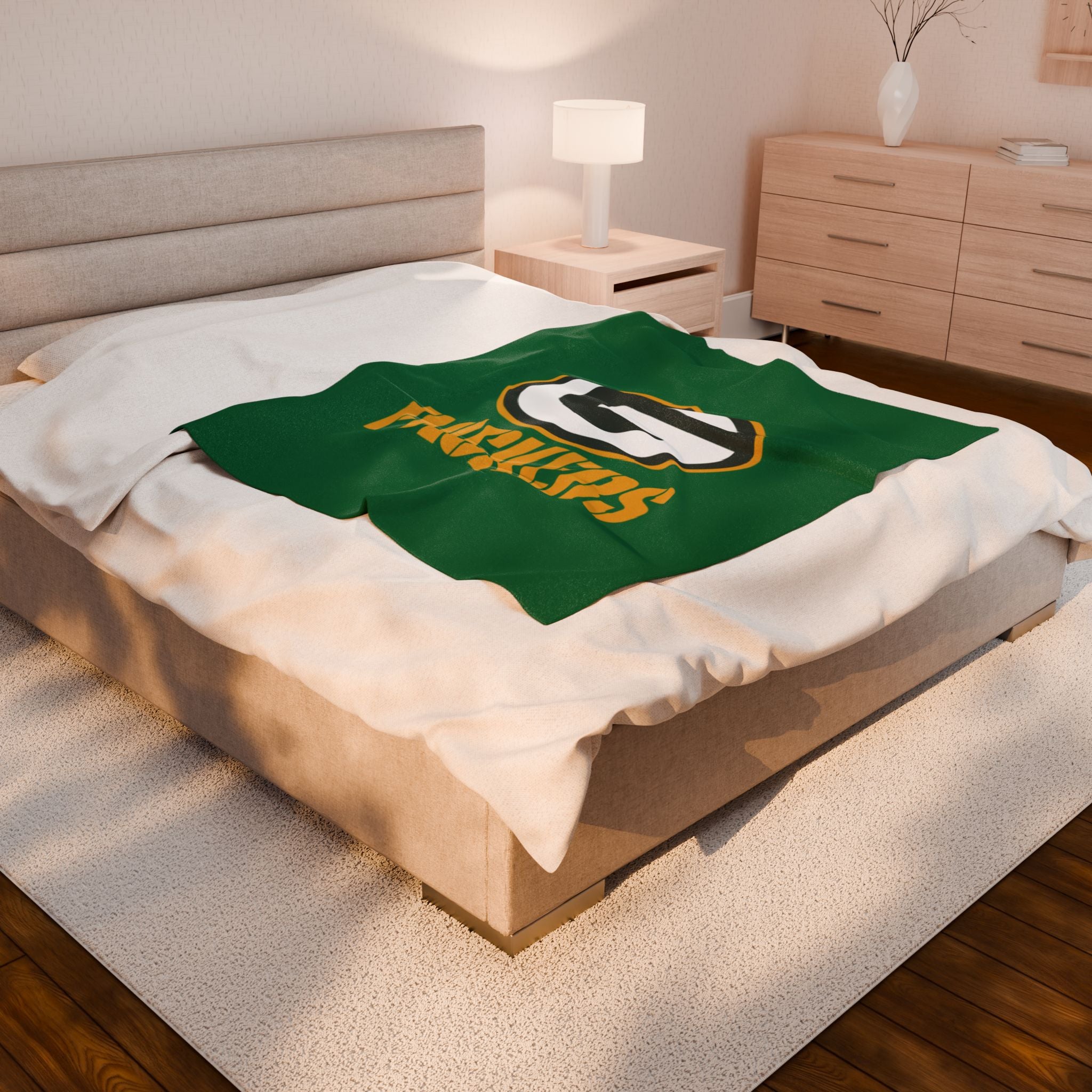 Green Bay Packers Velveteen Plush Blanket, NFL