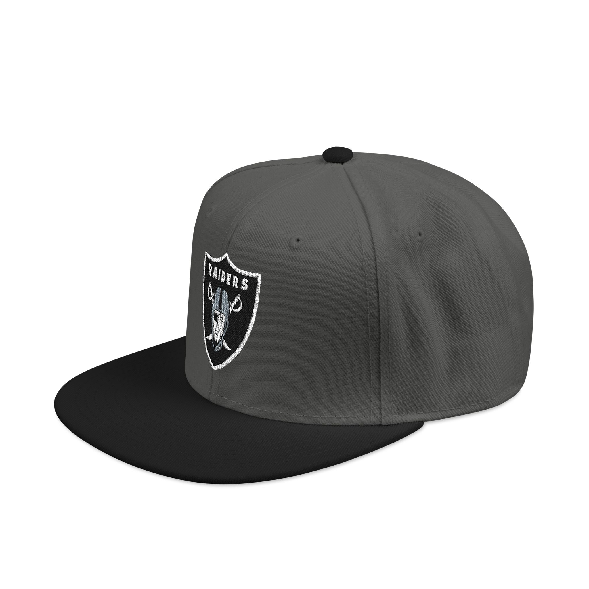Raiders Embroidered Snapback Hat