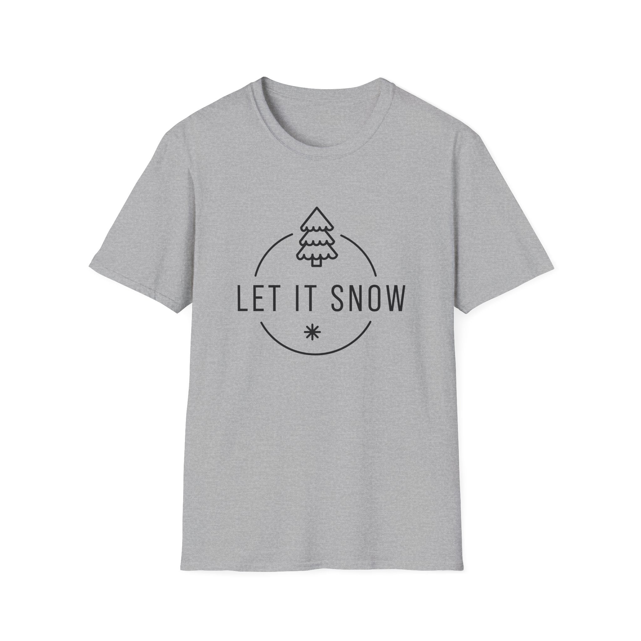 Winter Vibes 'Let It Snow' Unisex Softstyle T-Shirt