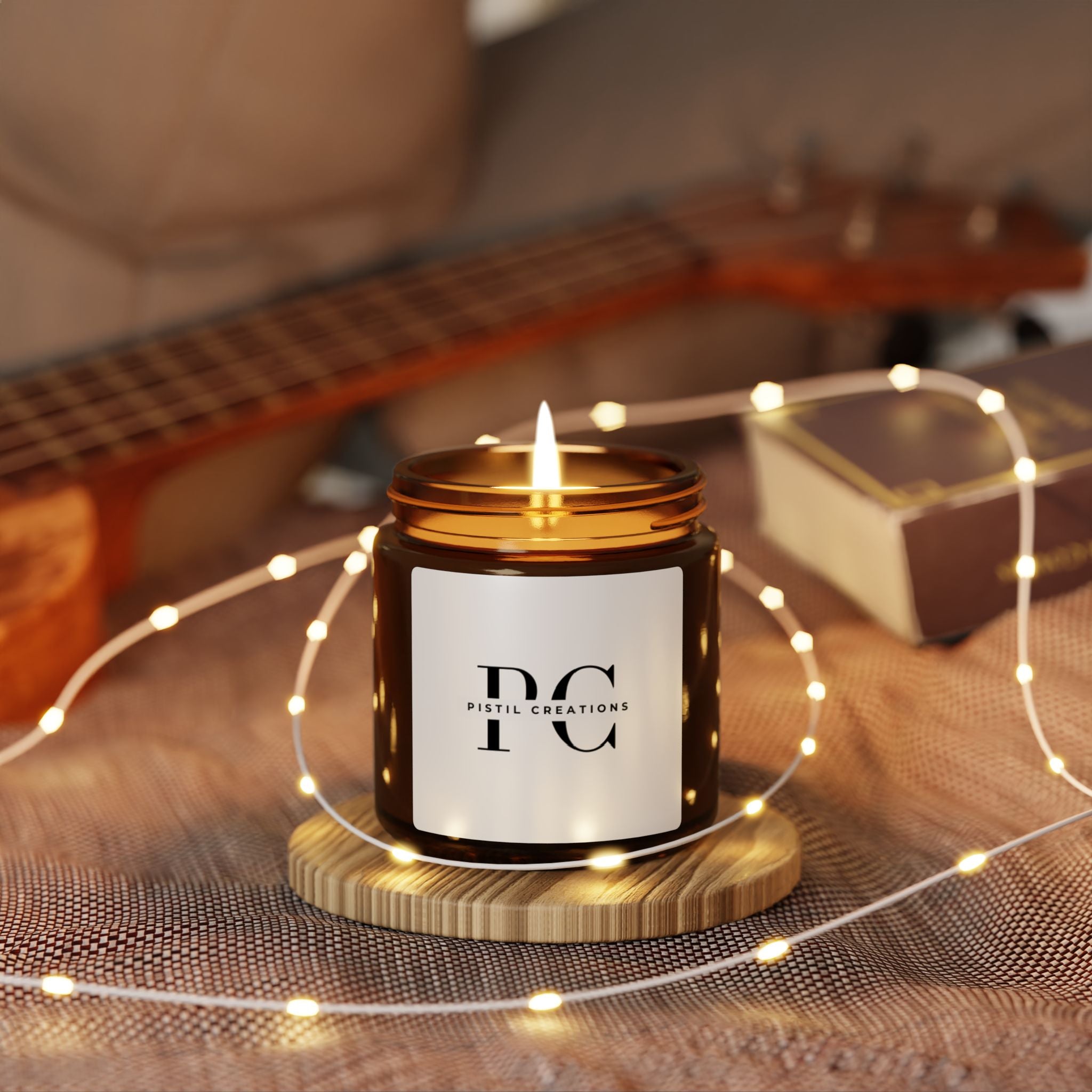 Aromatherapy Soy Candle, Relaxing Home Decor, Eco-Friendly Candle