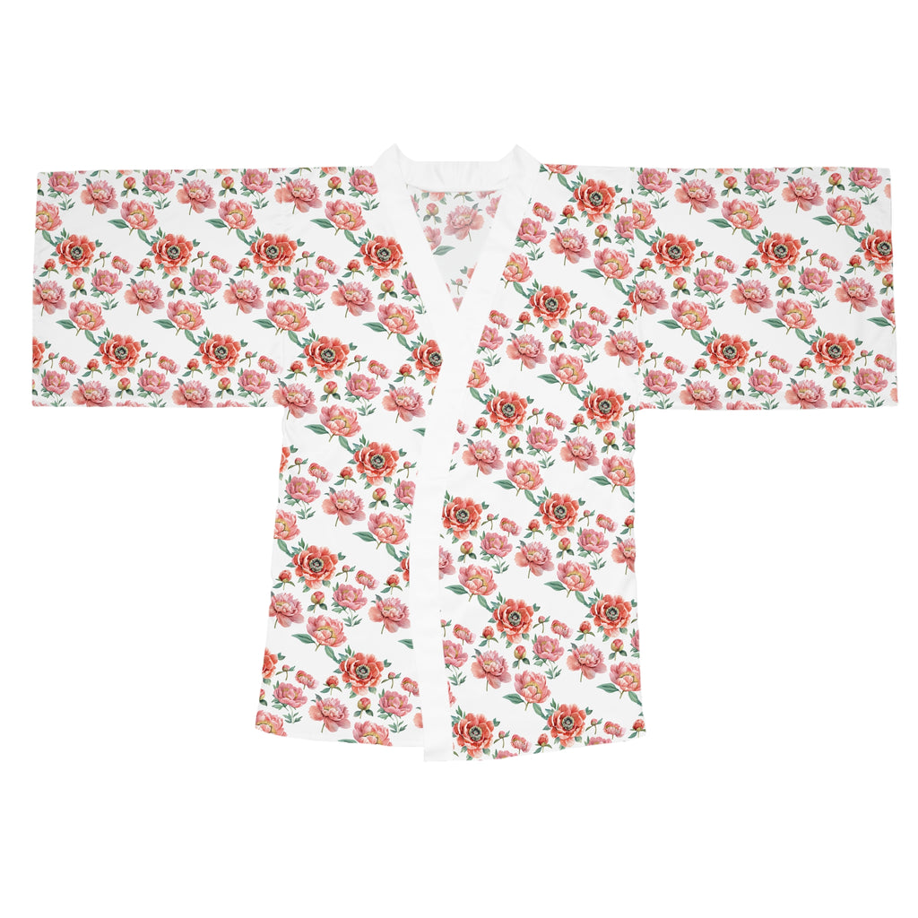 Floral Long Sleeve Kimono Robe