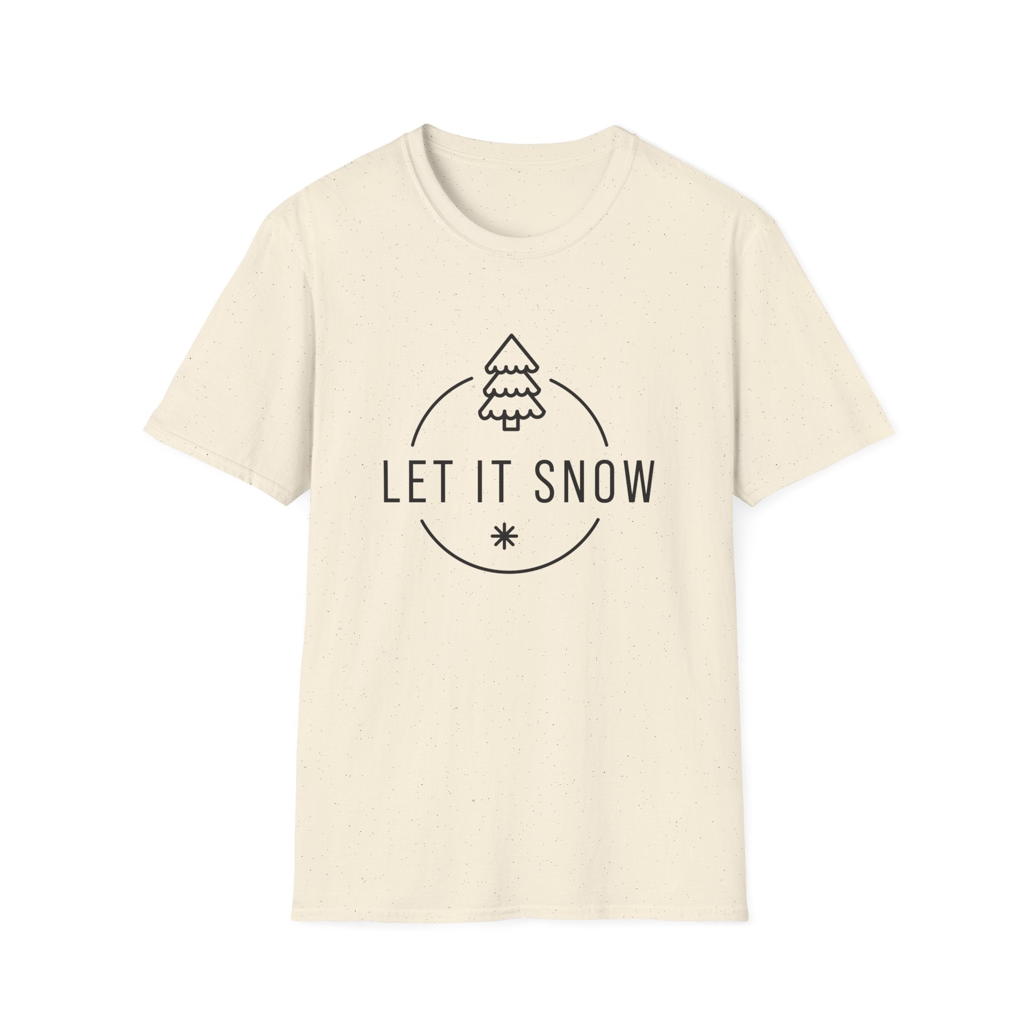Winter Vibes 'Let It Snow' Unisex Softstyle T-Shirt