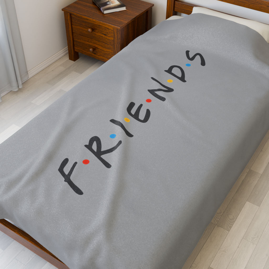 Friends Velveteen Plush Blanket
