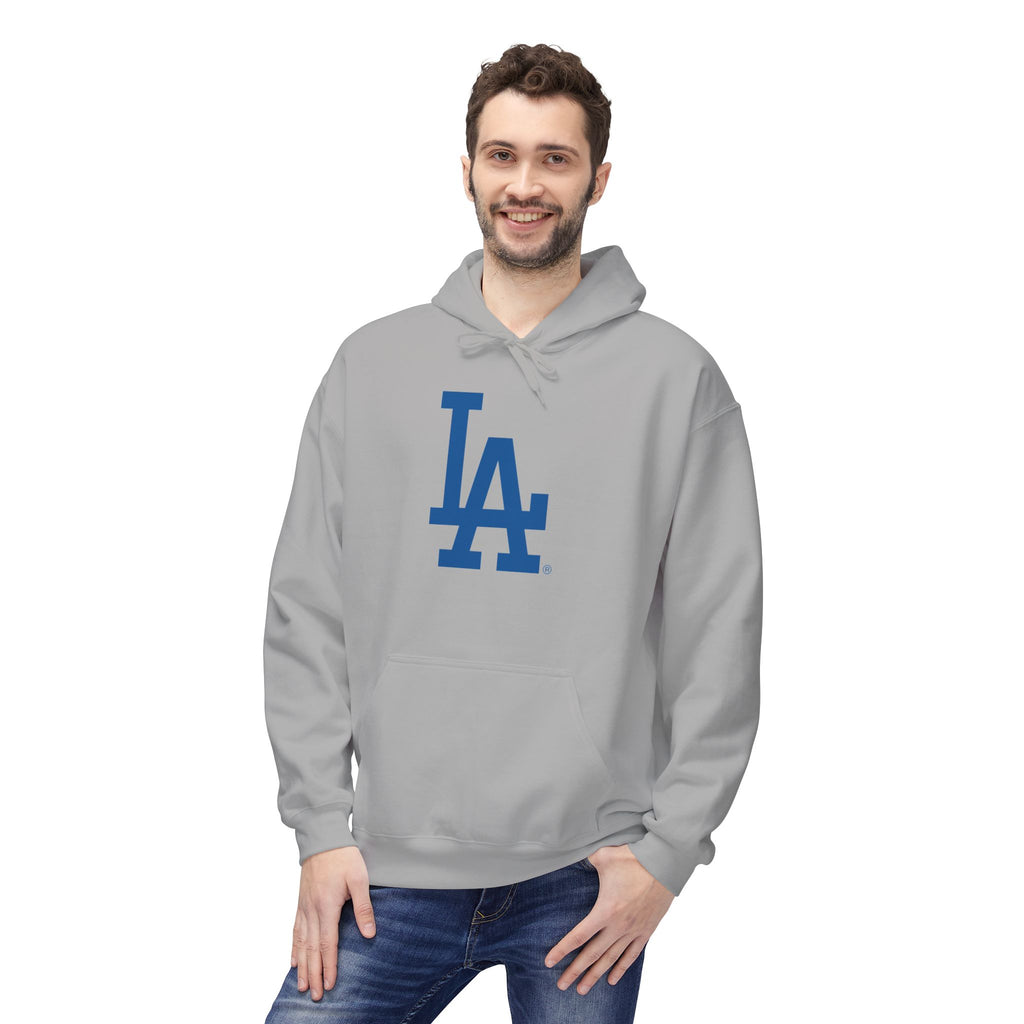 LA Dodgers Inspired Unisex Midweight Softstyle Fleece Hoodie
