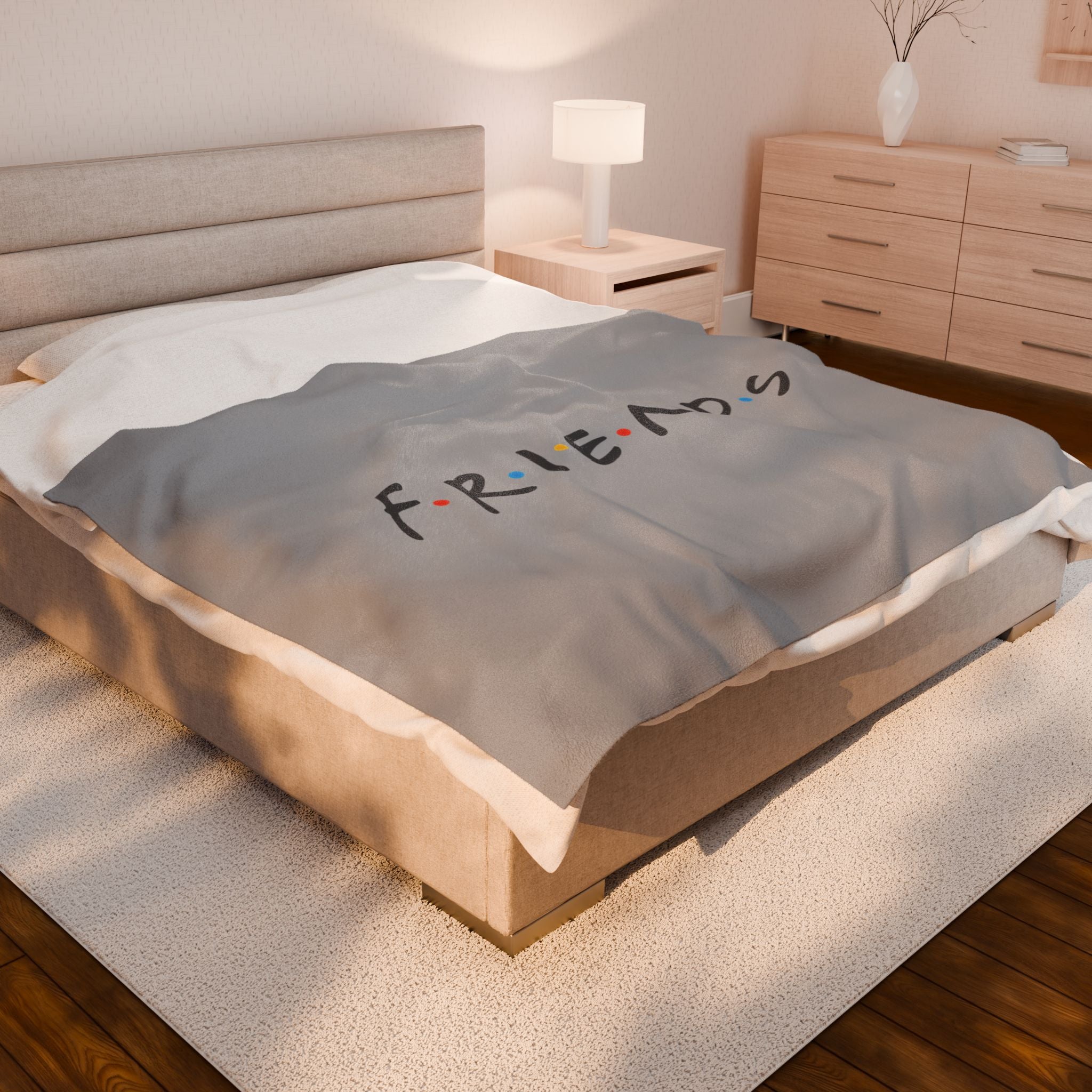Friends Velveteen Plush Blanket