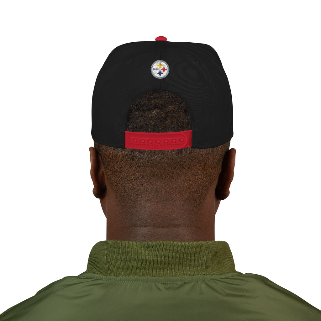 Steelers Embroidered Snapback Cap