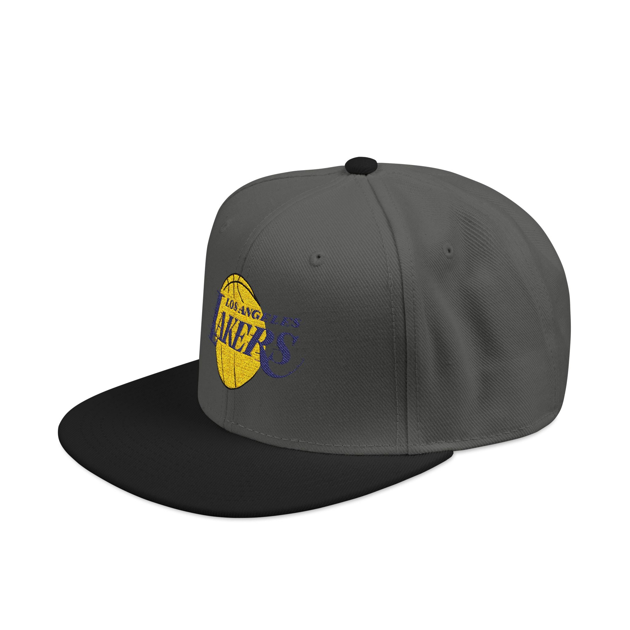 Lakers Embroidered Snapback Cap