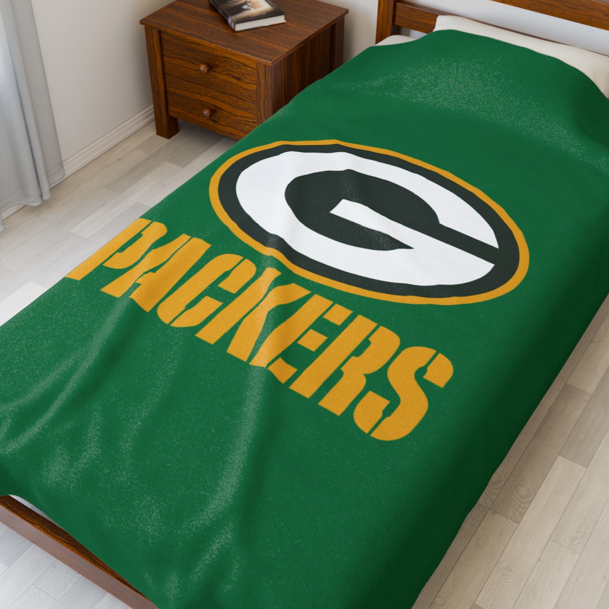 Green Bay Packers Velveteen Plush Blanket, NFL