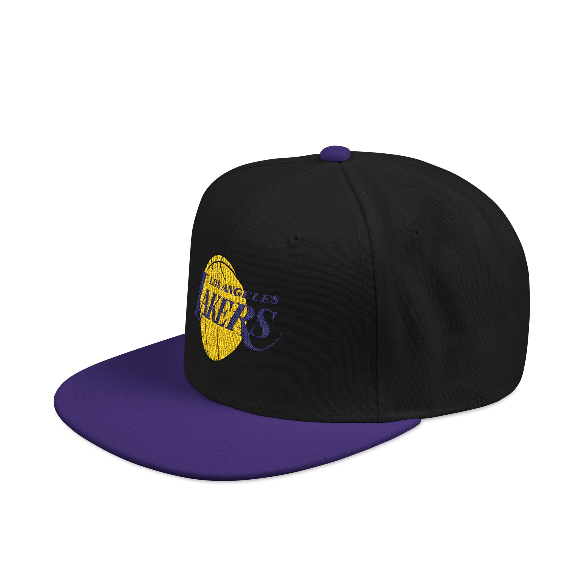 Lakers Embroidered Snapback Cap