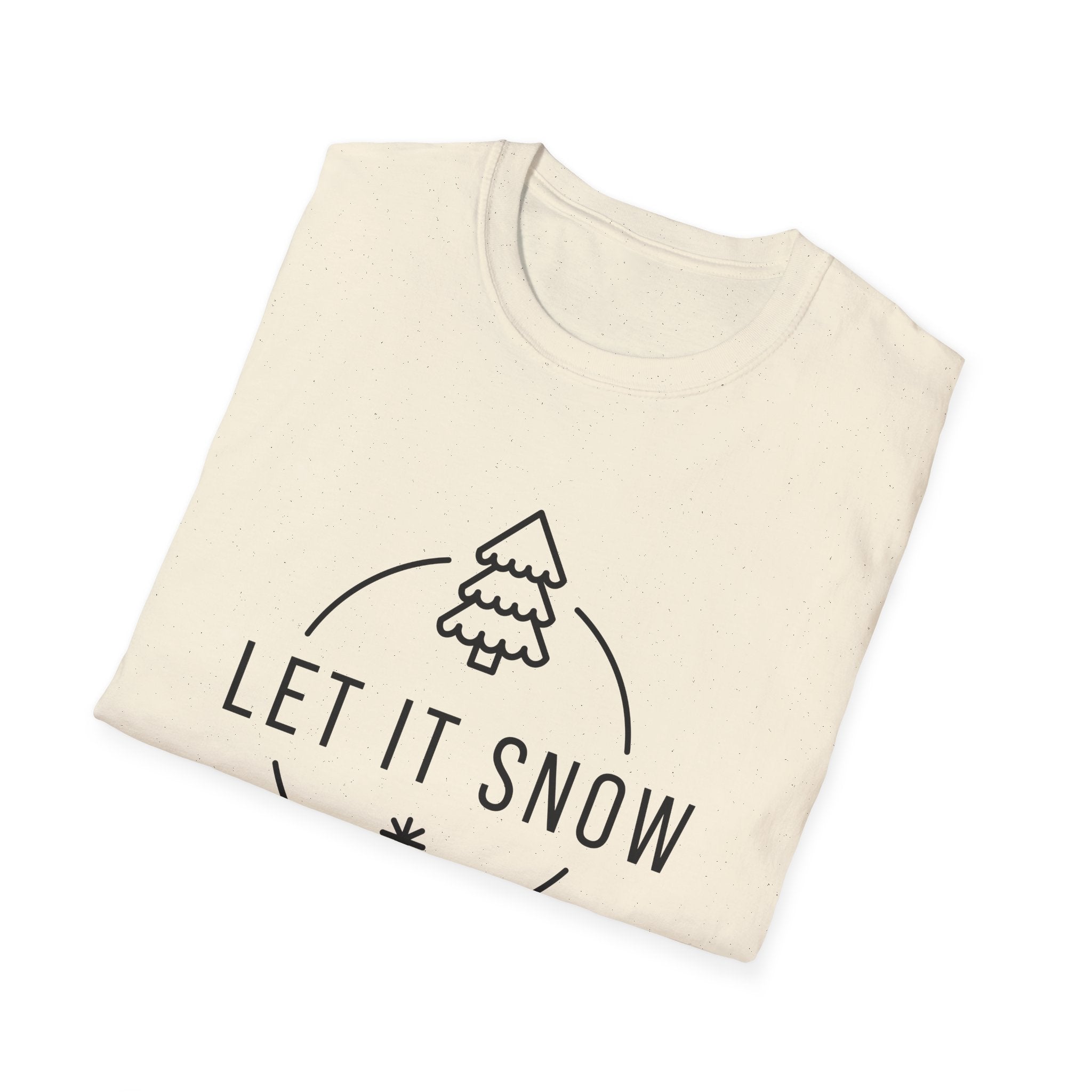 Winter Vibes 'Let It Snow' Unisex Softstyle T-Shirt