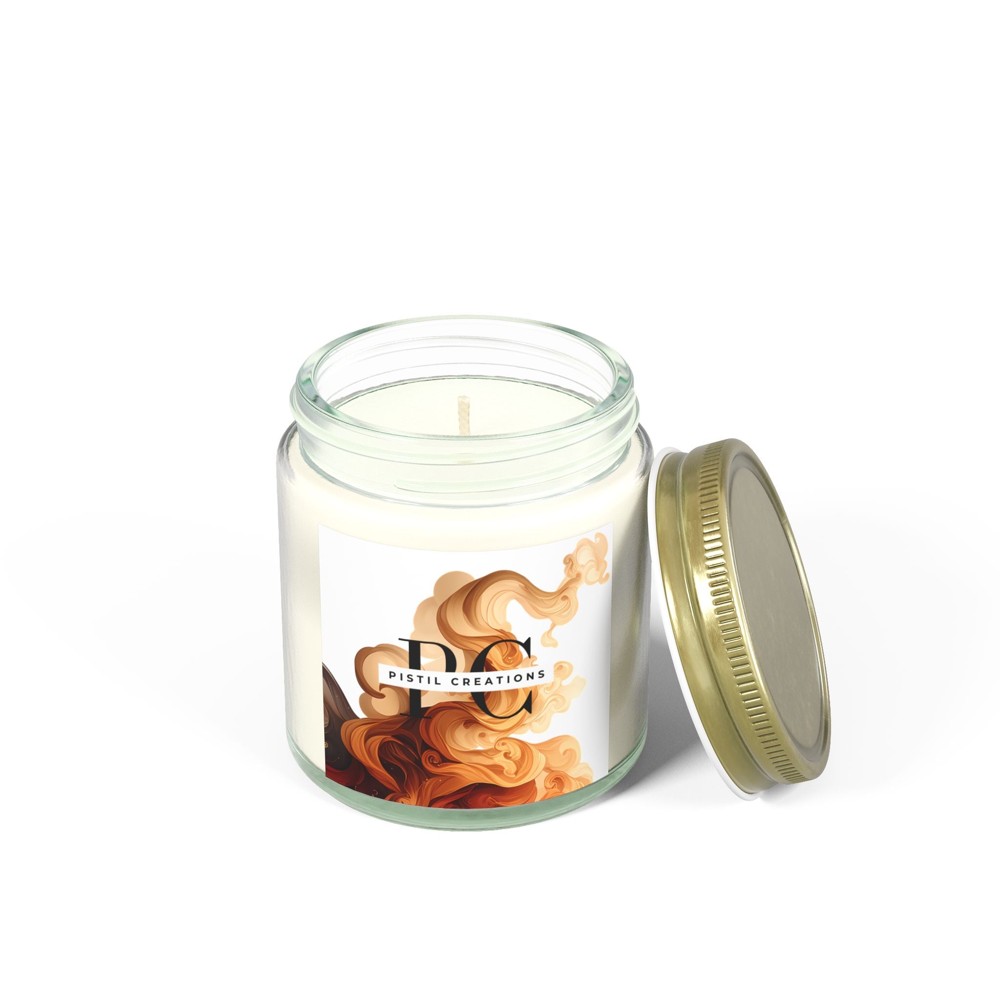Coconut Apricot Wax Candles, scented/unscented