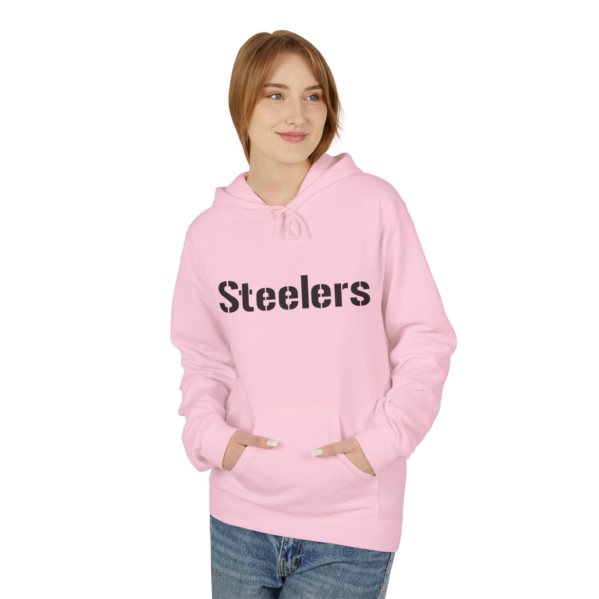 Cozy Steelers Fleece Hoodie, Unisex