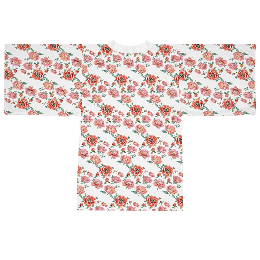 Floral Long Sleeve Kimono Robe