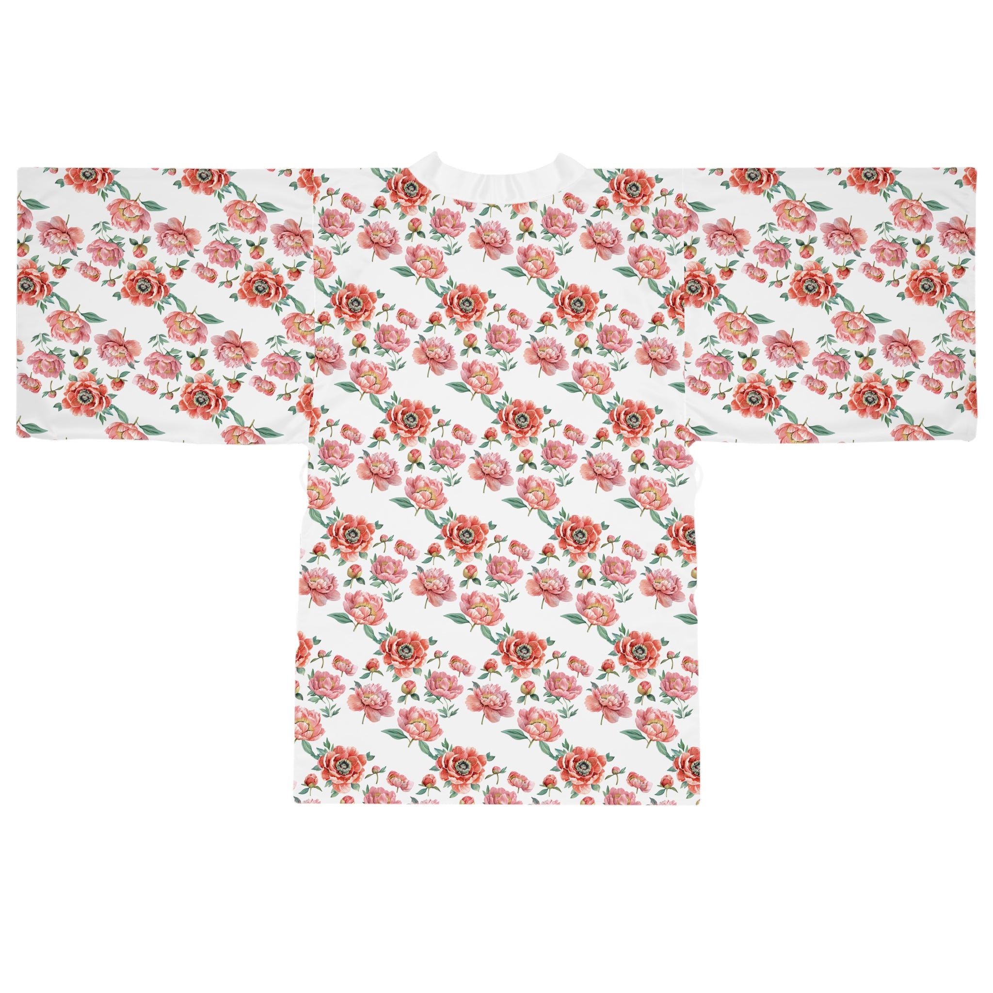 Floral Long Sleeve Kimono Robe