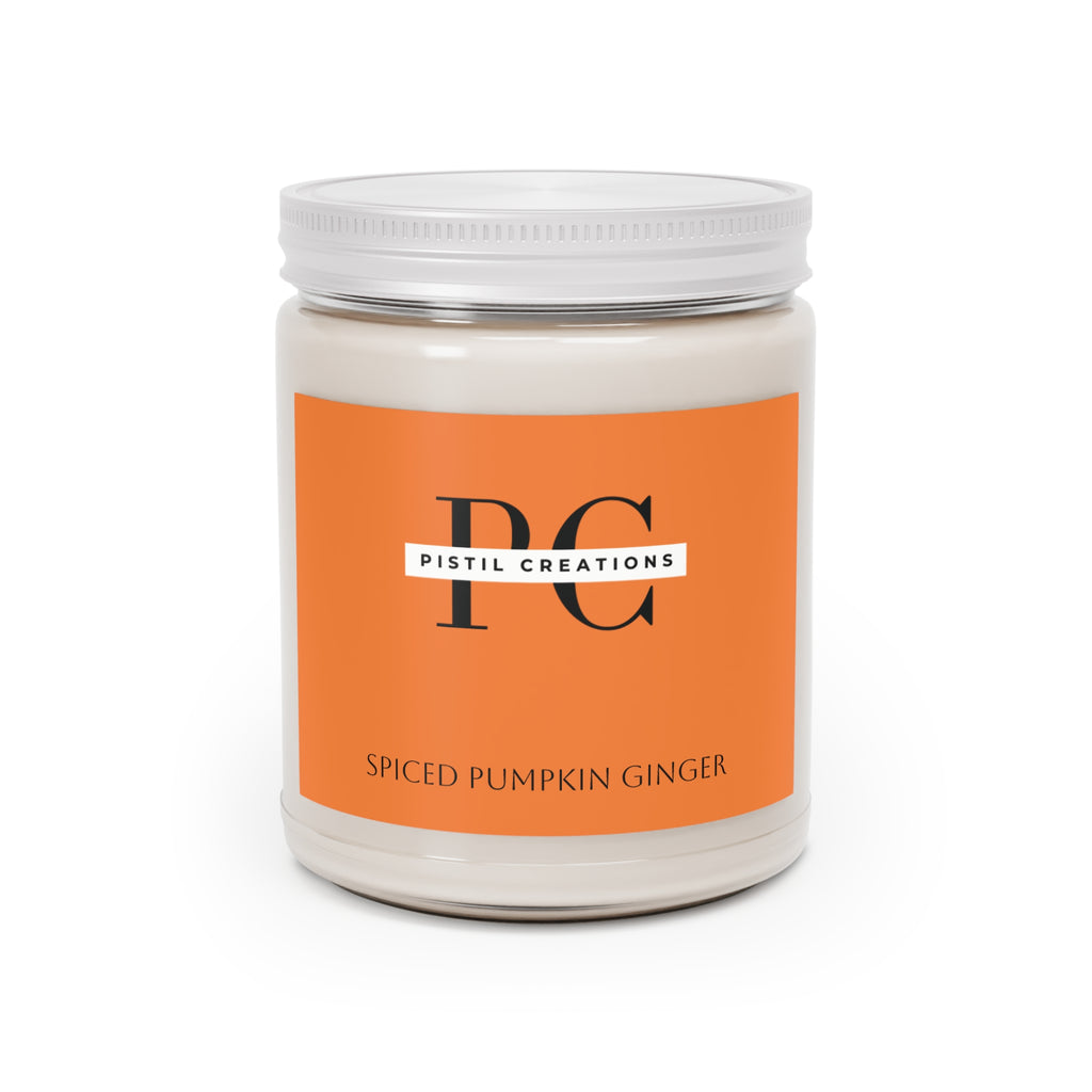 Spiced Pumpkin Ginger, Fresh Balsam pine, Vanilla, Scented Soy Candle
