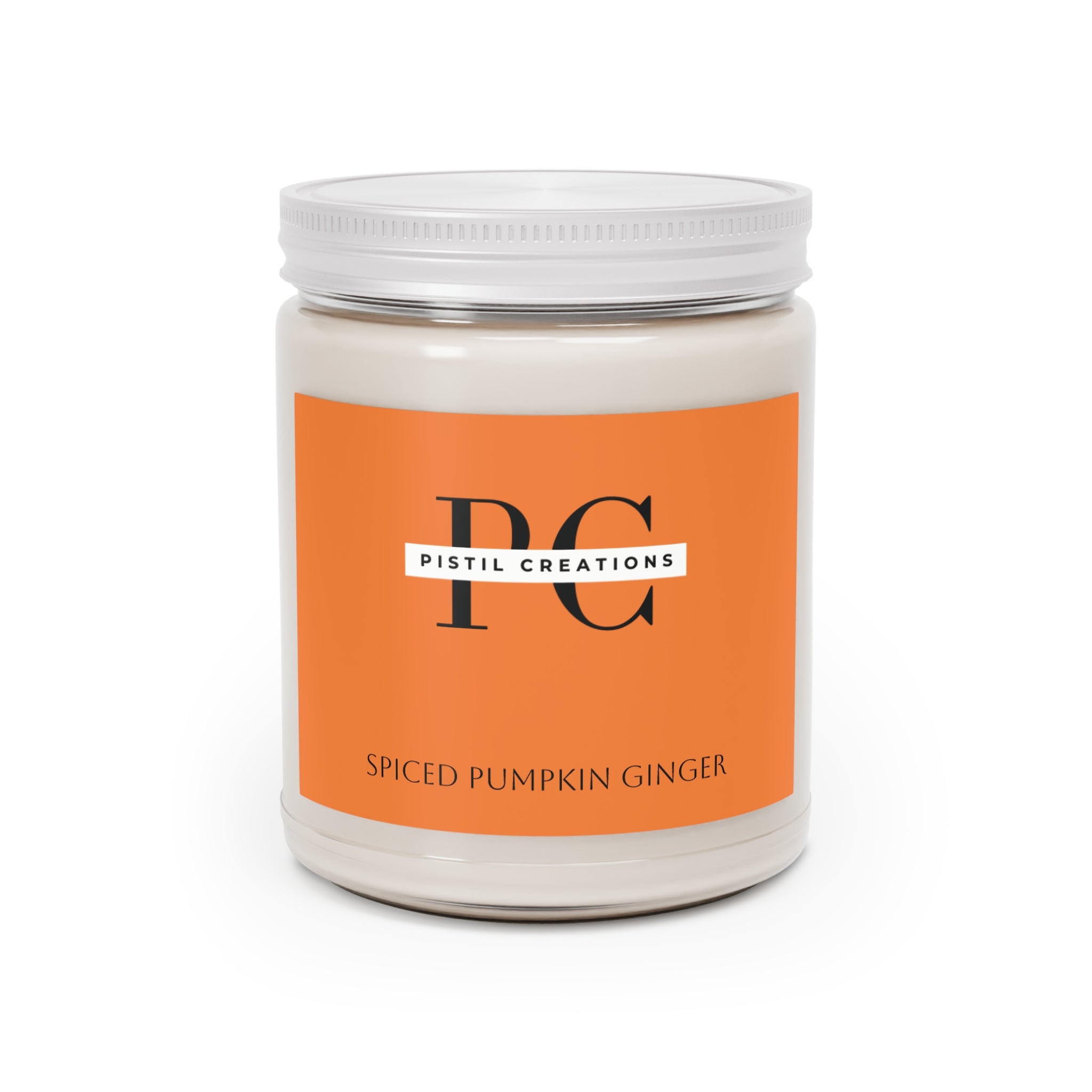 Spiced Pumpkin Ginger, Fresh Balsam pine, Vanilla, Scented Soy Candle