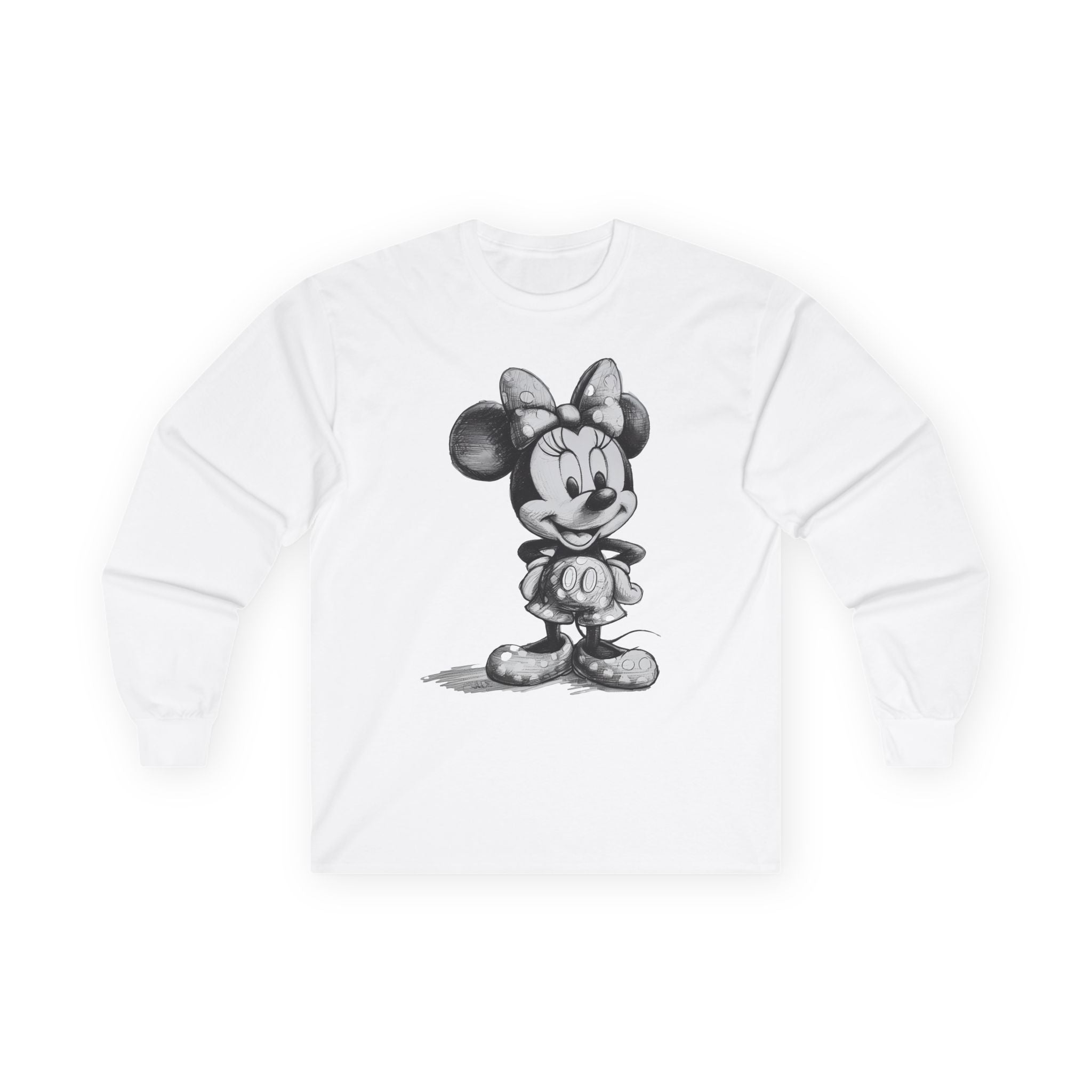Cute Minnie Mouse Long Sleeve Tee