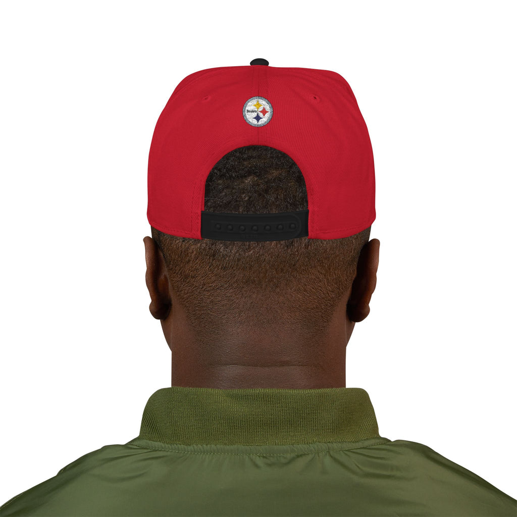 Steelers Embroidered Snapback Cap