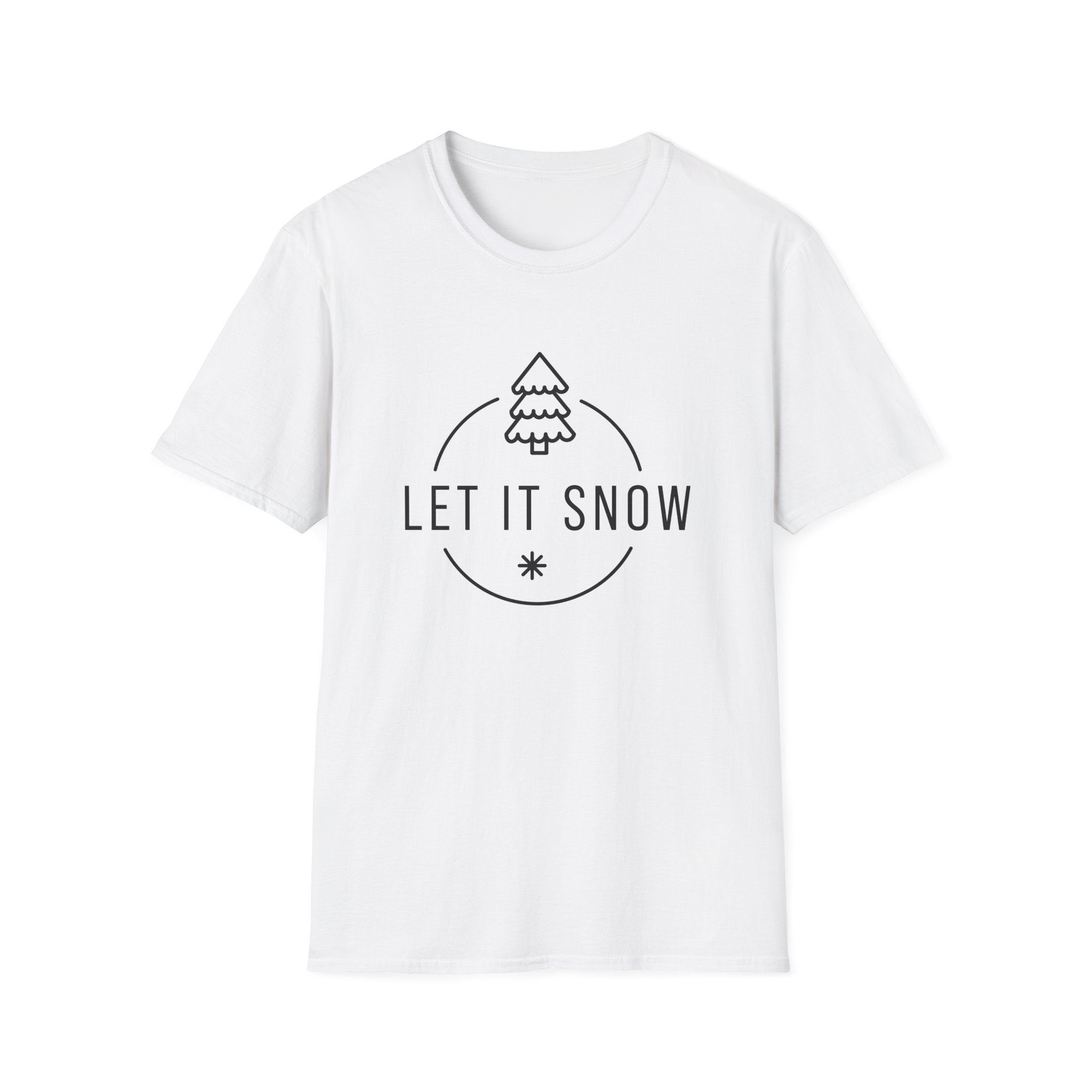 Winter Vibes 'Let It Snow' Unisex Softstyle T-Shirt