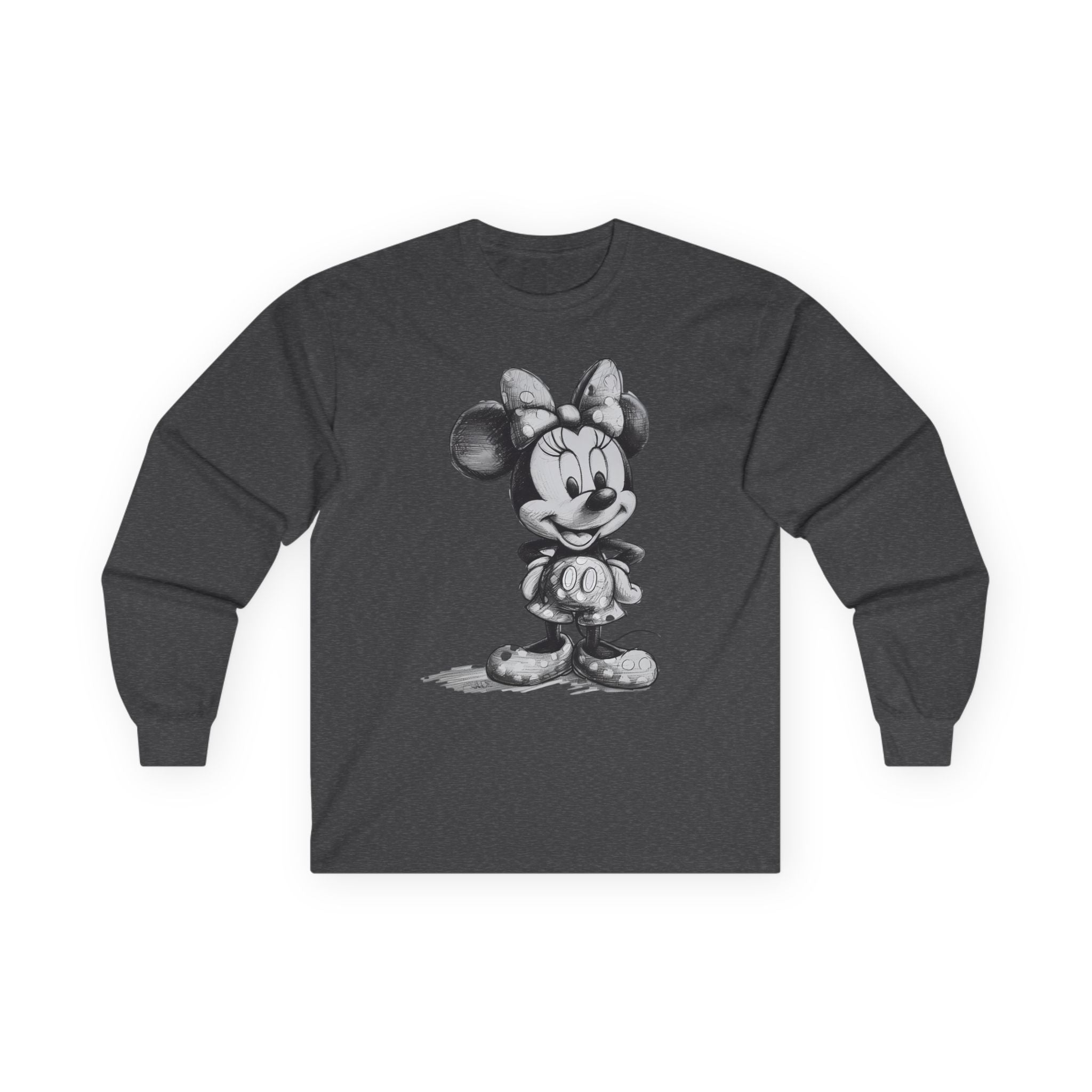 Cute Minnie Mouse Long Sleeve Tee