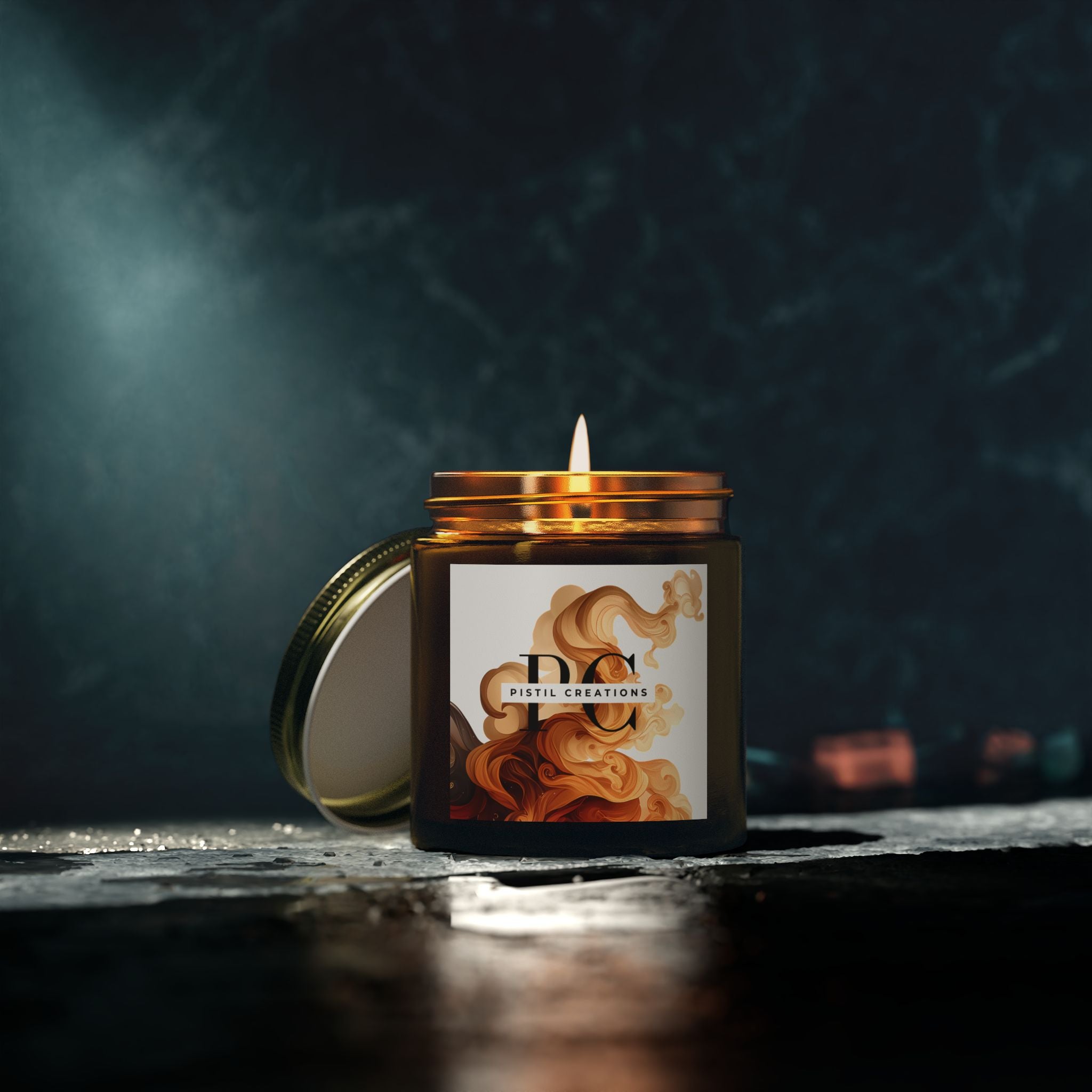 Coconut Apricot Wax Candles, scented/unscented