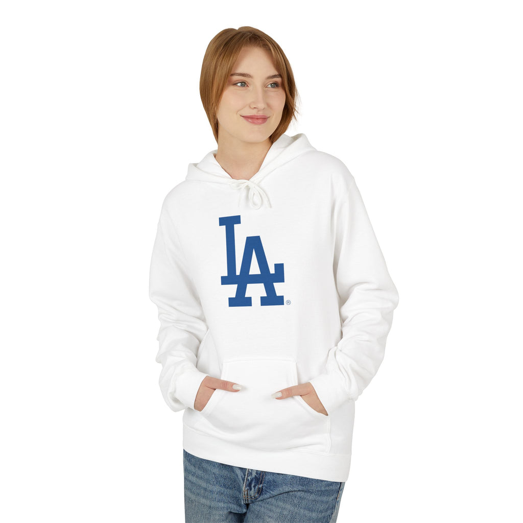 LA Dodgers Inspired Unisex Midweight Softstyle Fleece Hoodie