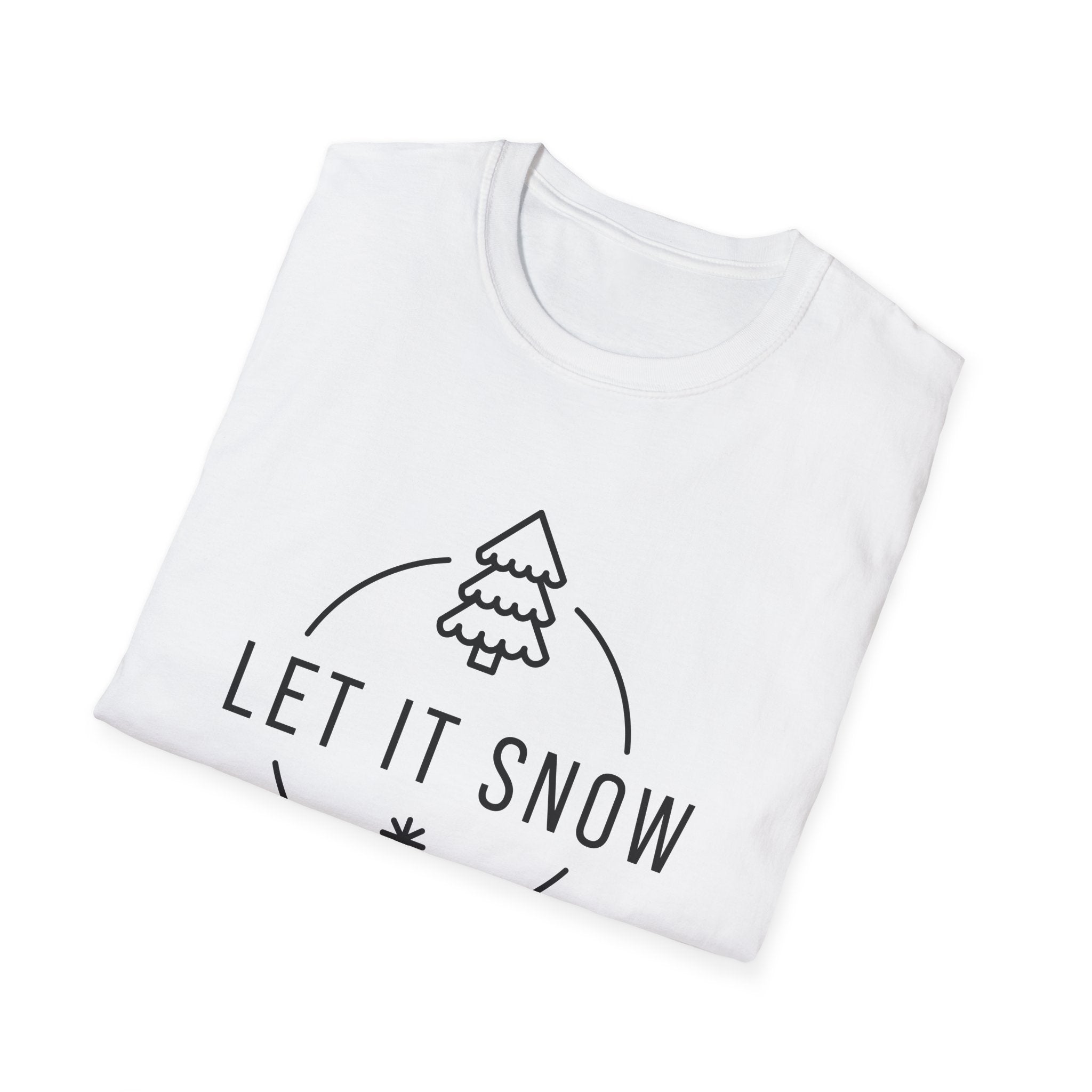 Winter Vibes 'Let It Snow' Unisex Softstyle T-Shirt