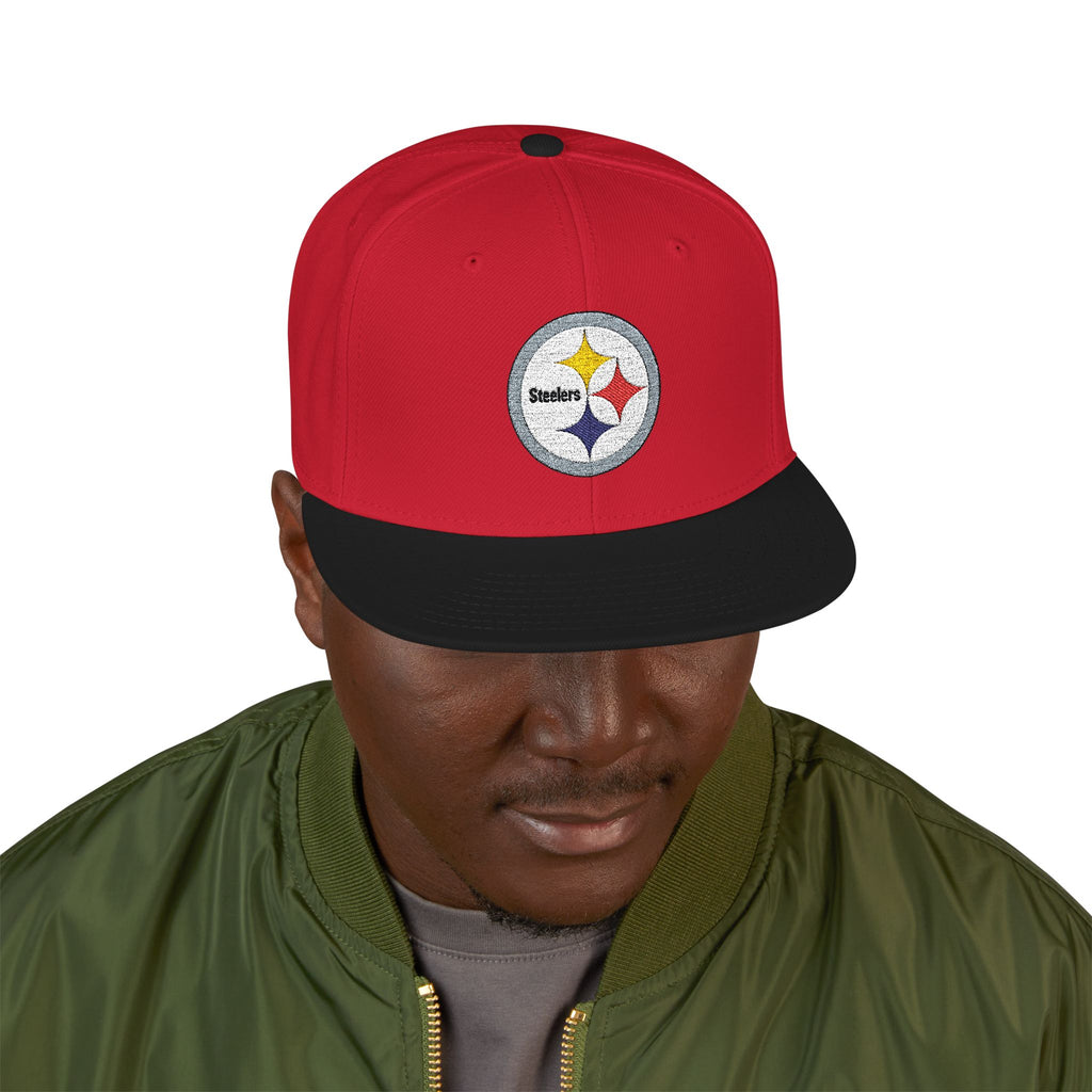 Steelers Embroidered Snapback Cap