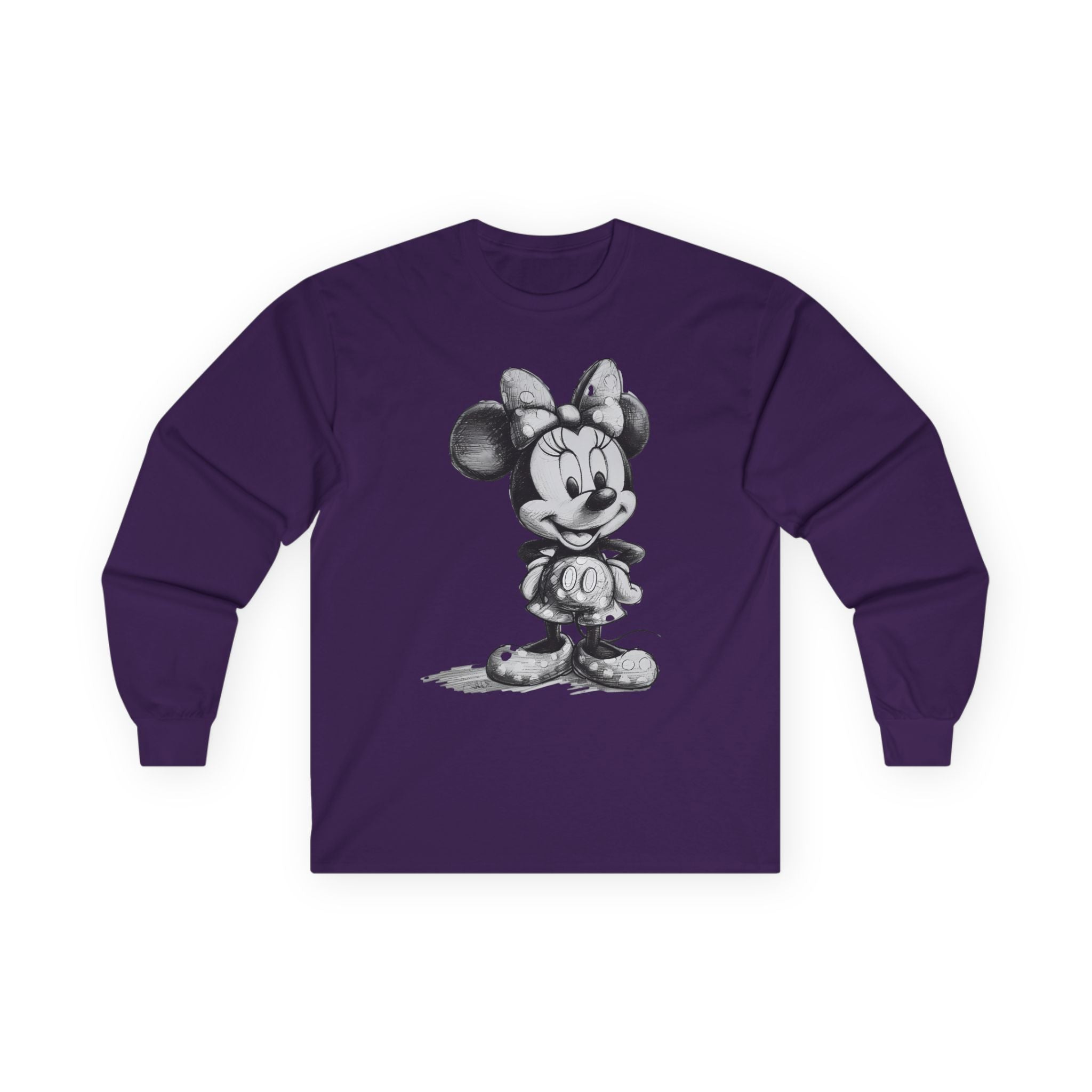 Cute Minnie Mouse Long Sleeve Tee