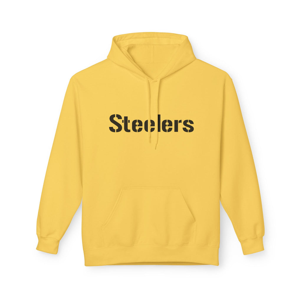 Cozy Steelers Fleece Hoodie, Unisex