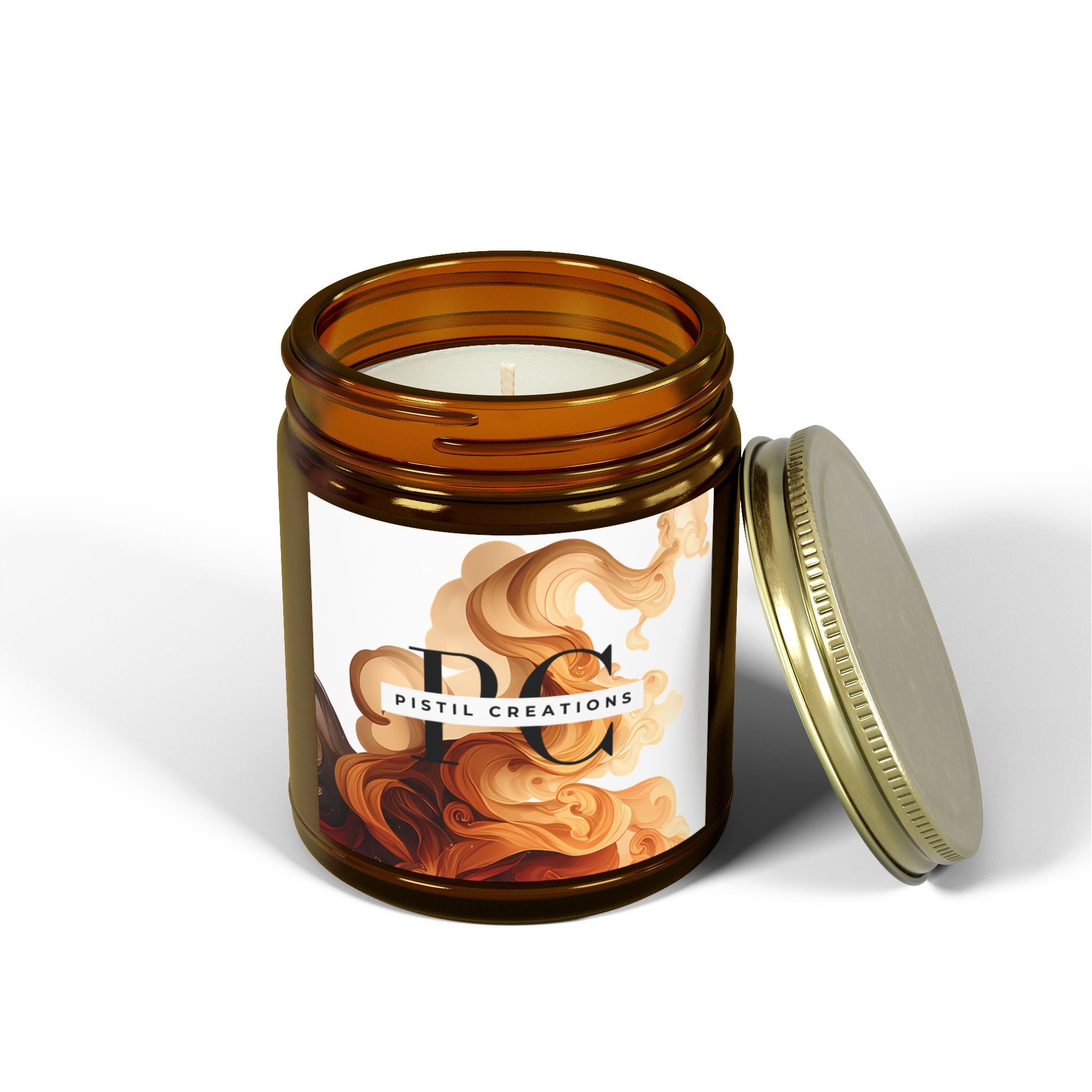 Coconut Apricot Wax Candles, scented/unscented
